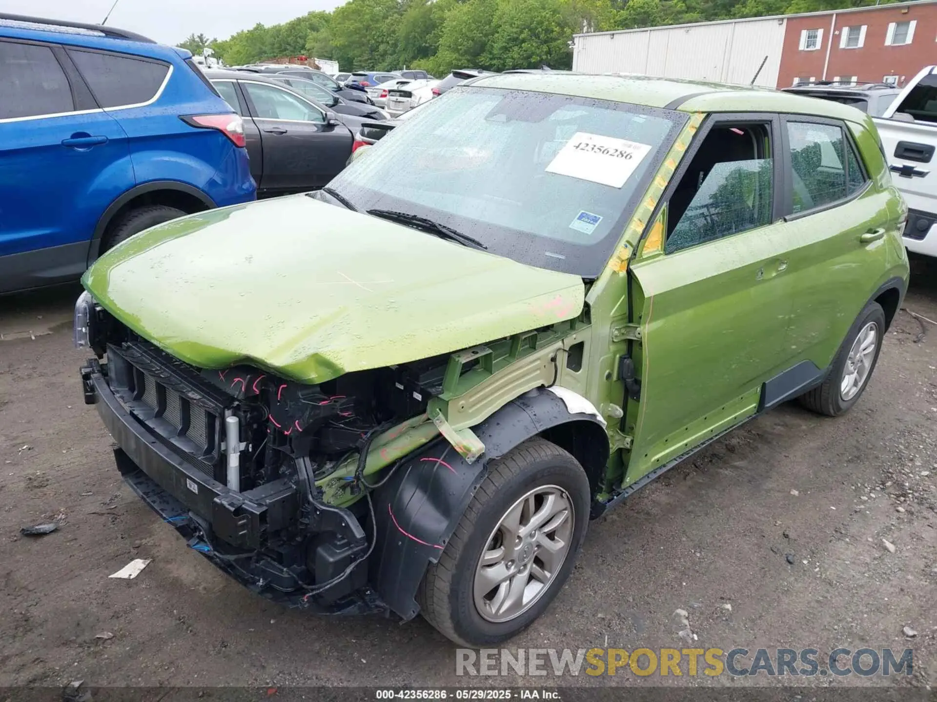 2 Photograph of a damaged car KMHRB8A32PU213927 HYUNDAI VENUE 2023