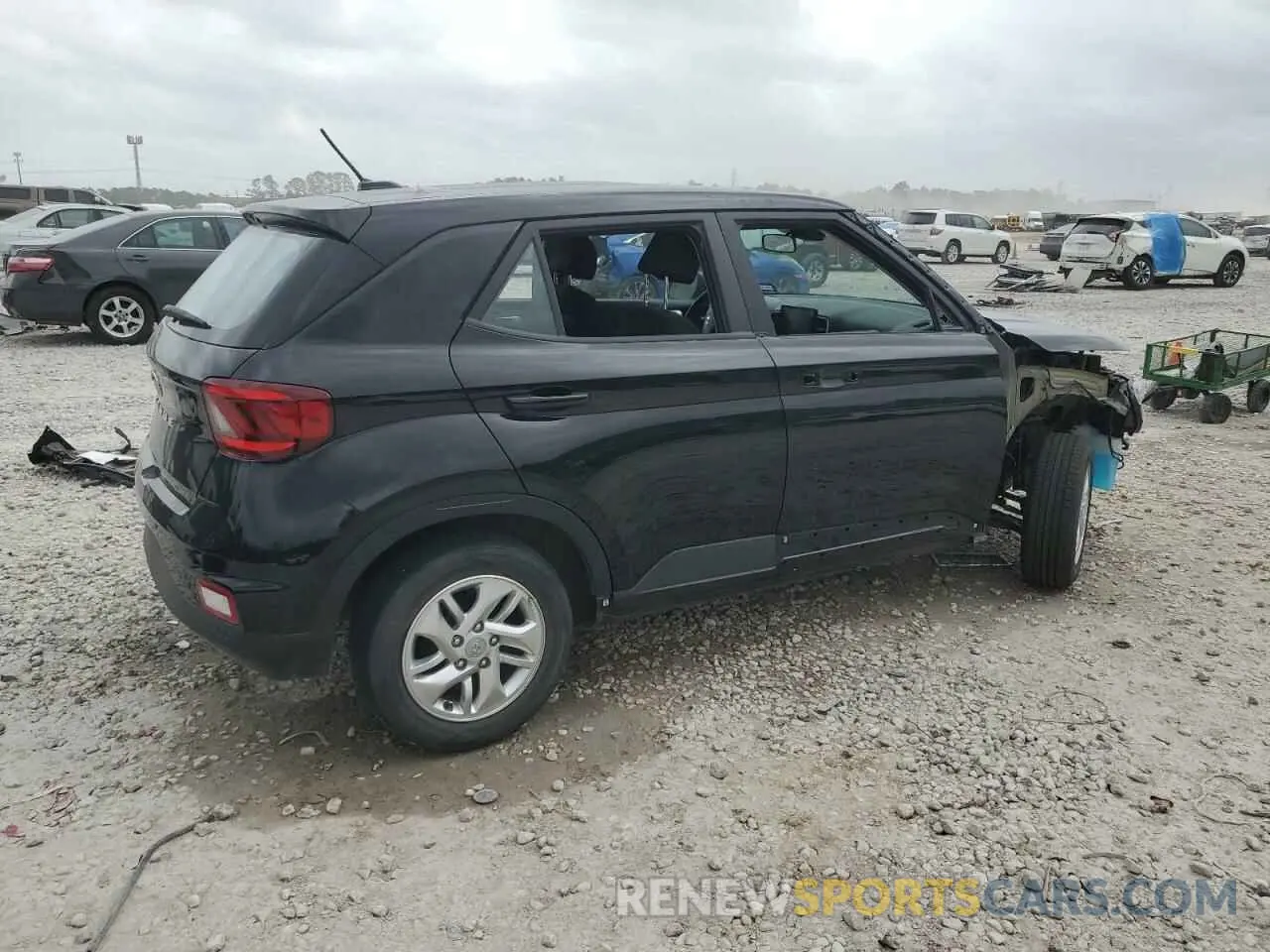3 Photograph of a damaged car KMHRB8A37PU216855 HYUNDAI VENUE 2023