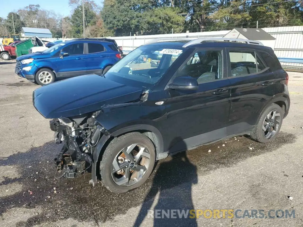 1 Photograph of a damaged car KMHRC8A30PU259995 HYUNDAI VENUE 2023