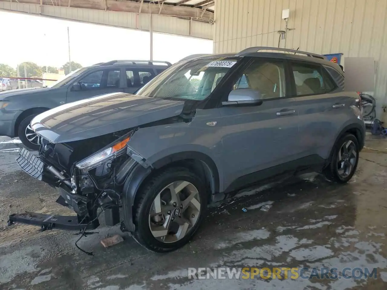 1 Photograph of a damaged car KMHRC8A31PU224091 HYUNDAI VENUE 2023