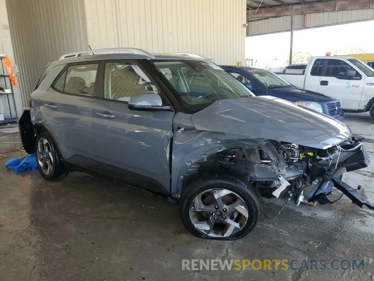 4 Photograph of a damaged car KMHRC8A31PU224091 HYUNDAI VENUE 2023