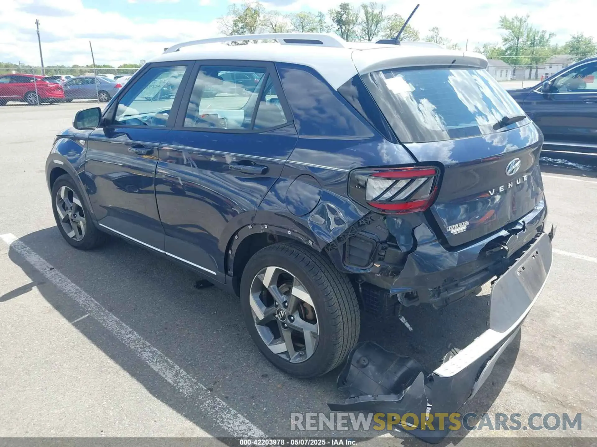 3 Photograph of a damaged car KMHRC8A31PU231994 HYUNDAI VENUE 2023