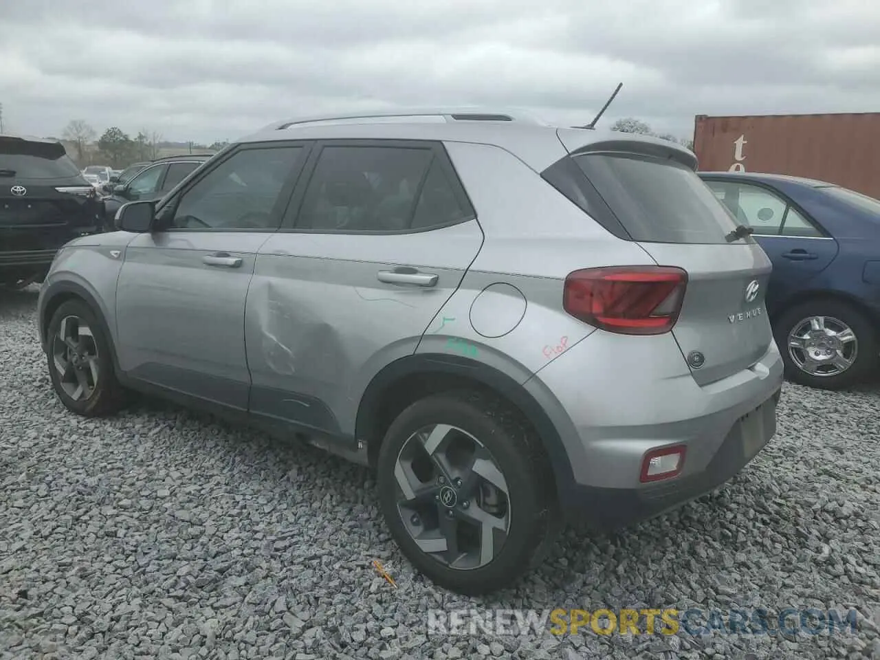 2 Photograph of a damaged car KMHRC8A31PU274814 HYUNDAI VENUE 2023