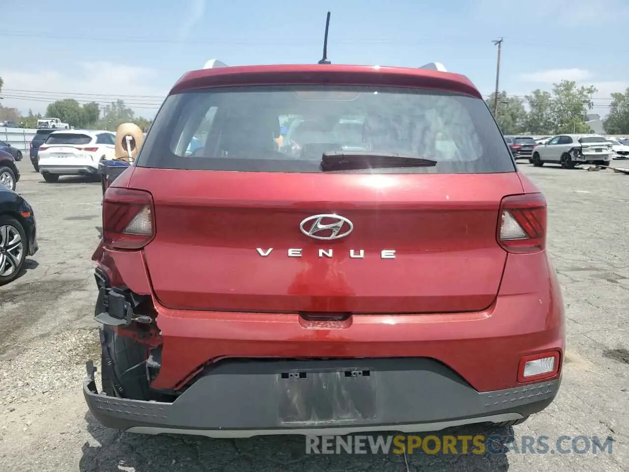 6 Photograph of a damaged car KMHRC8A32PU270710 HYUNDAI VENUE 2023