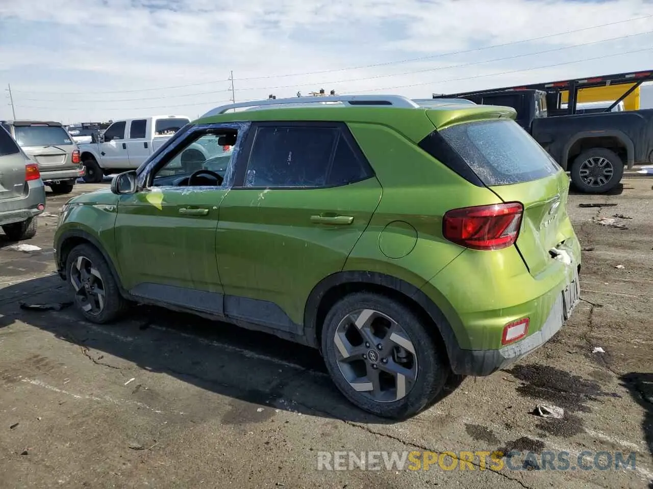 2 Photograph of a damaged car KMHRC8A33PU218003 HYUNDAI VENUE 2023