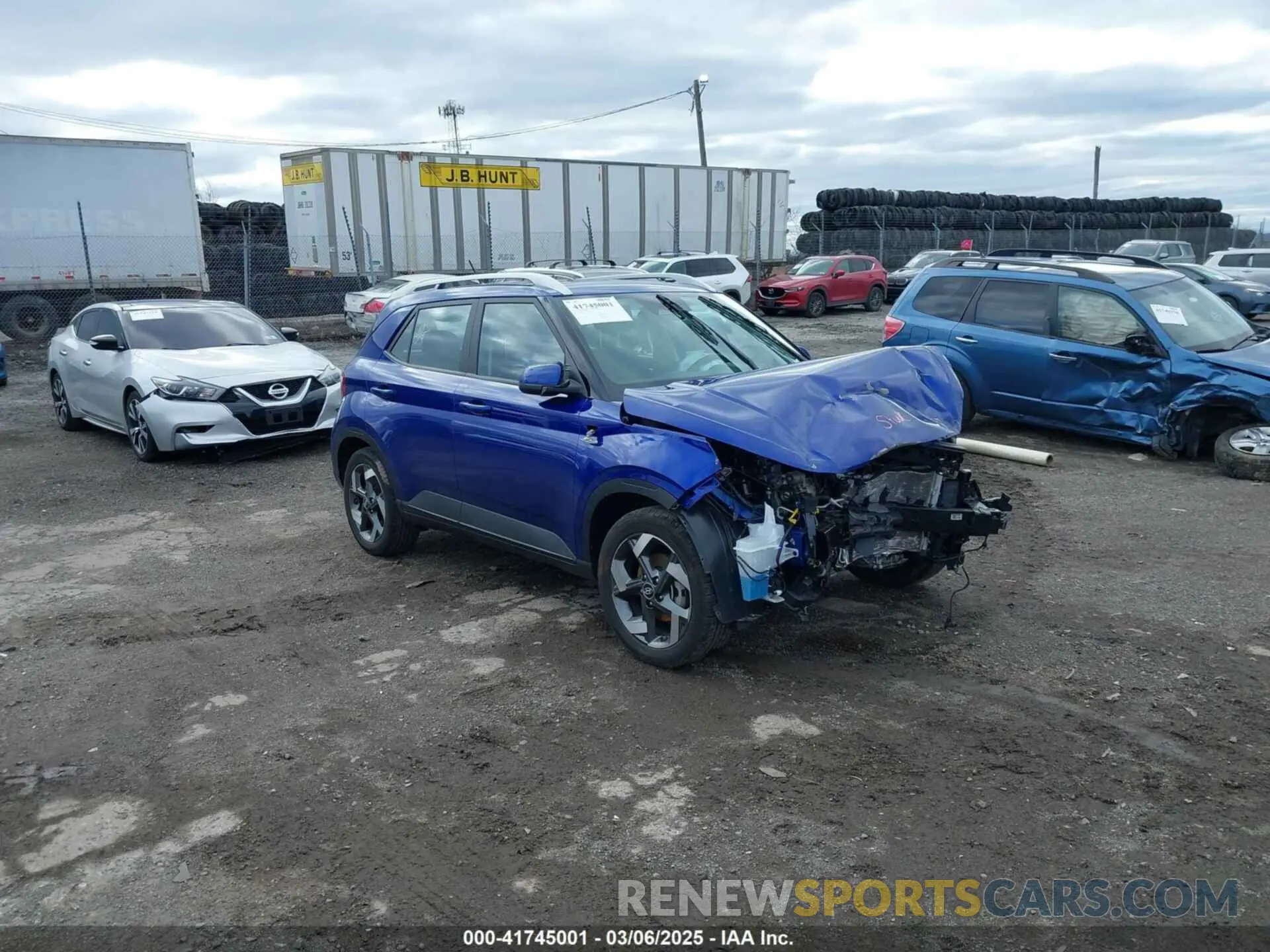 1 Photograph of a damaged car KMHRC8A33PU257464 HYUNDAI VENUE 2023