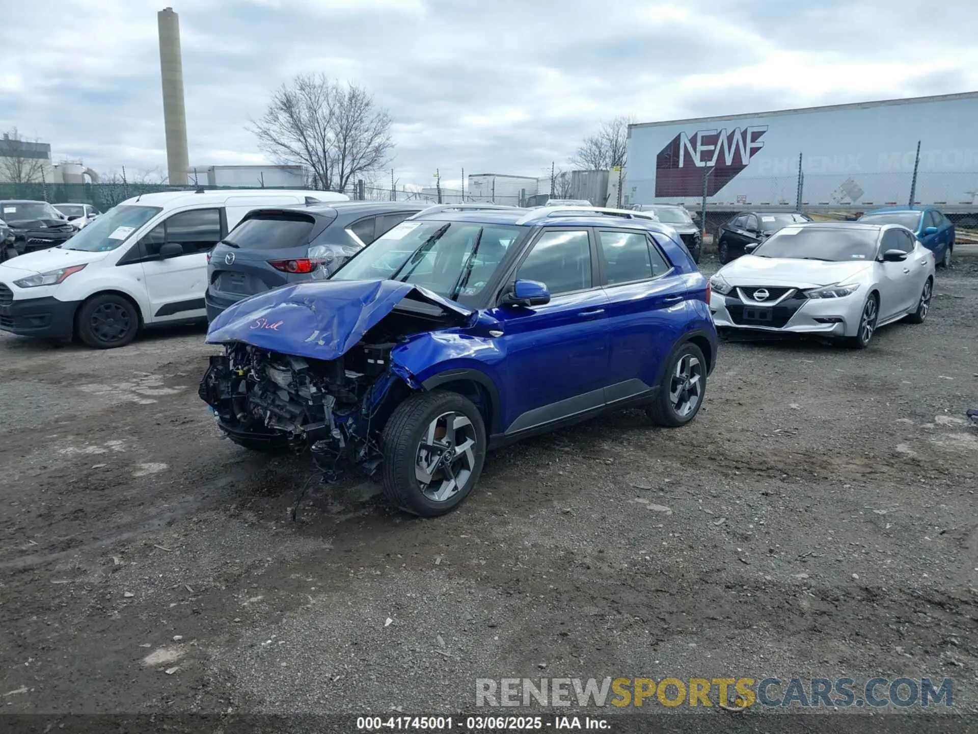 2 Photograph of a damaged car KMHRC8A33PU257464 HYUNDAI VENUE 2023
