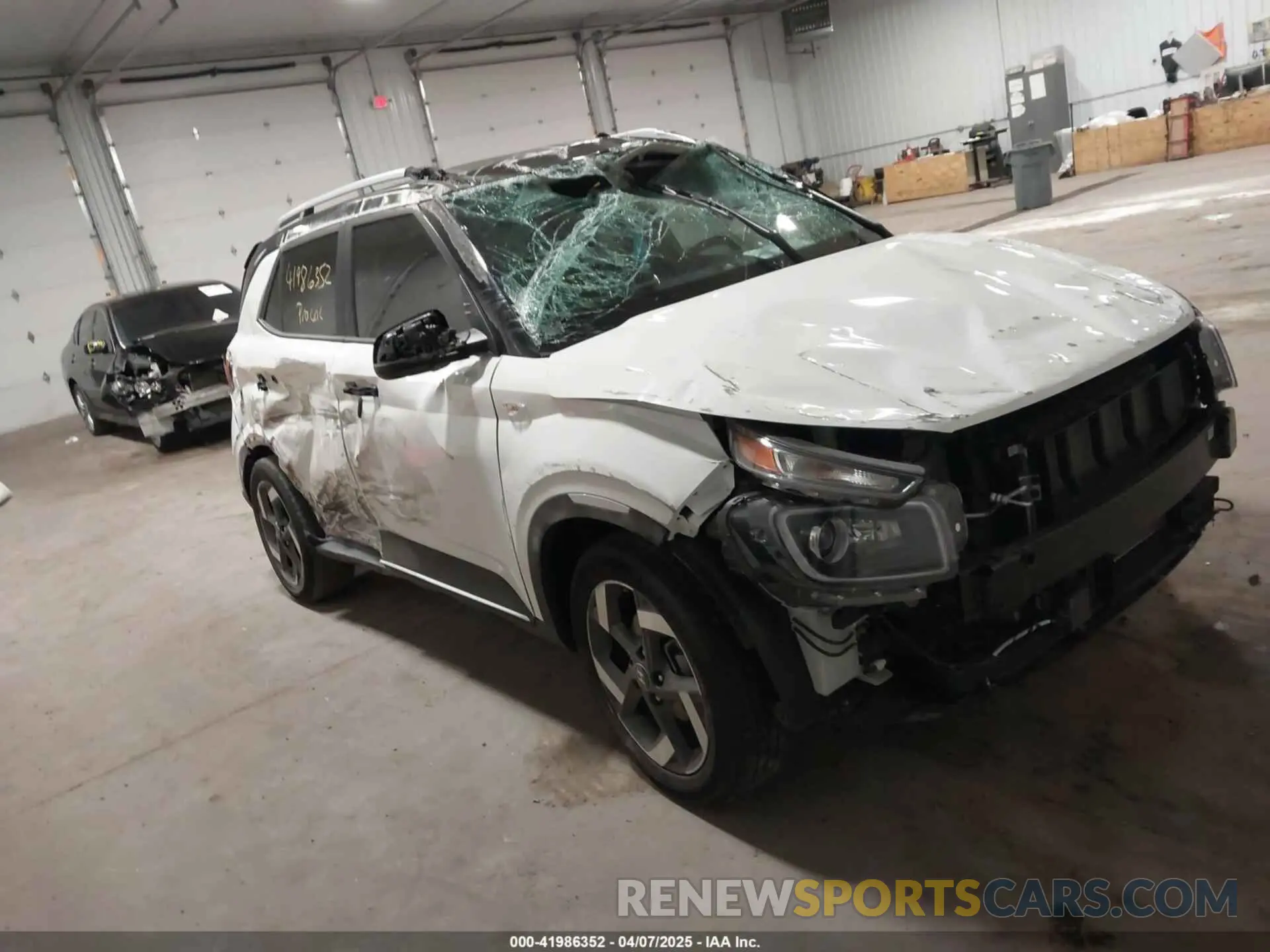 1 Photograph of a damaged car KMHRC8A33PU268075 HYUNDAI VENUE 2023