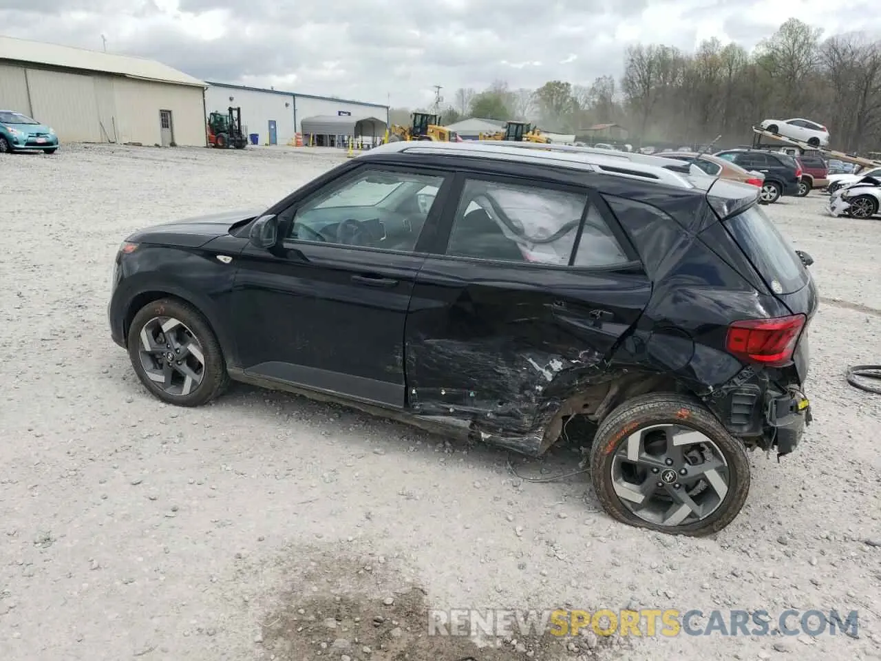 2 Photograph of a damaged car KMHRC8A34PU213585 HYUNDAI VENUE 2023