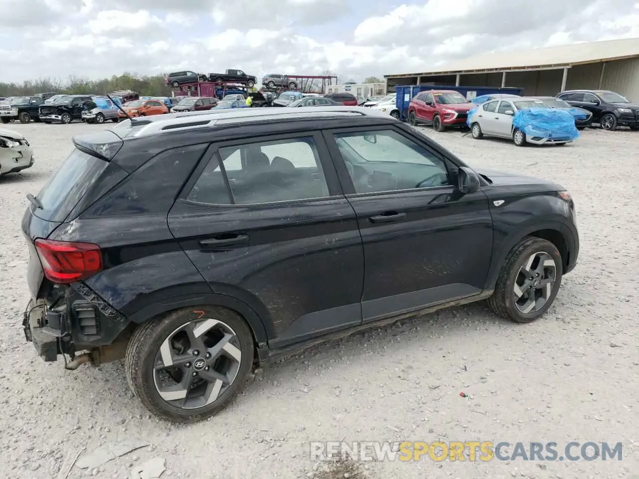 3 Photograph of a damaged car KMHRC8A34PU213585 HYUNDAI VENUE 2023