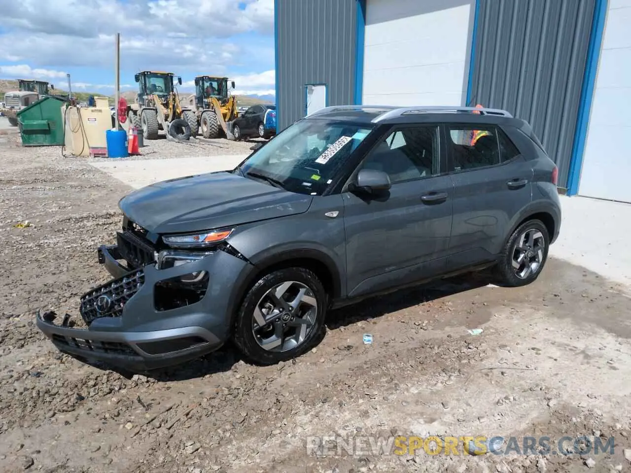 1 Photograph of a damaged car KMHRC8A34PU278260 HYUNDAI VENUE 2023