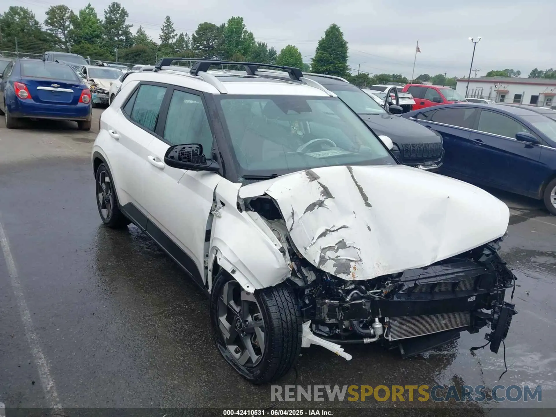 1 Photograph of a damaged car KMHRC8A35PU233764 HYUNDAI VENUE 2023