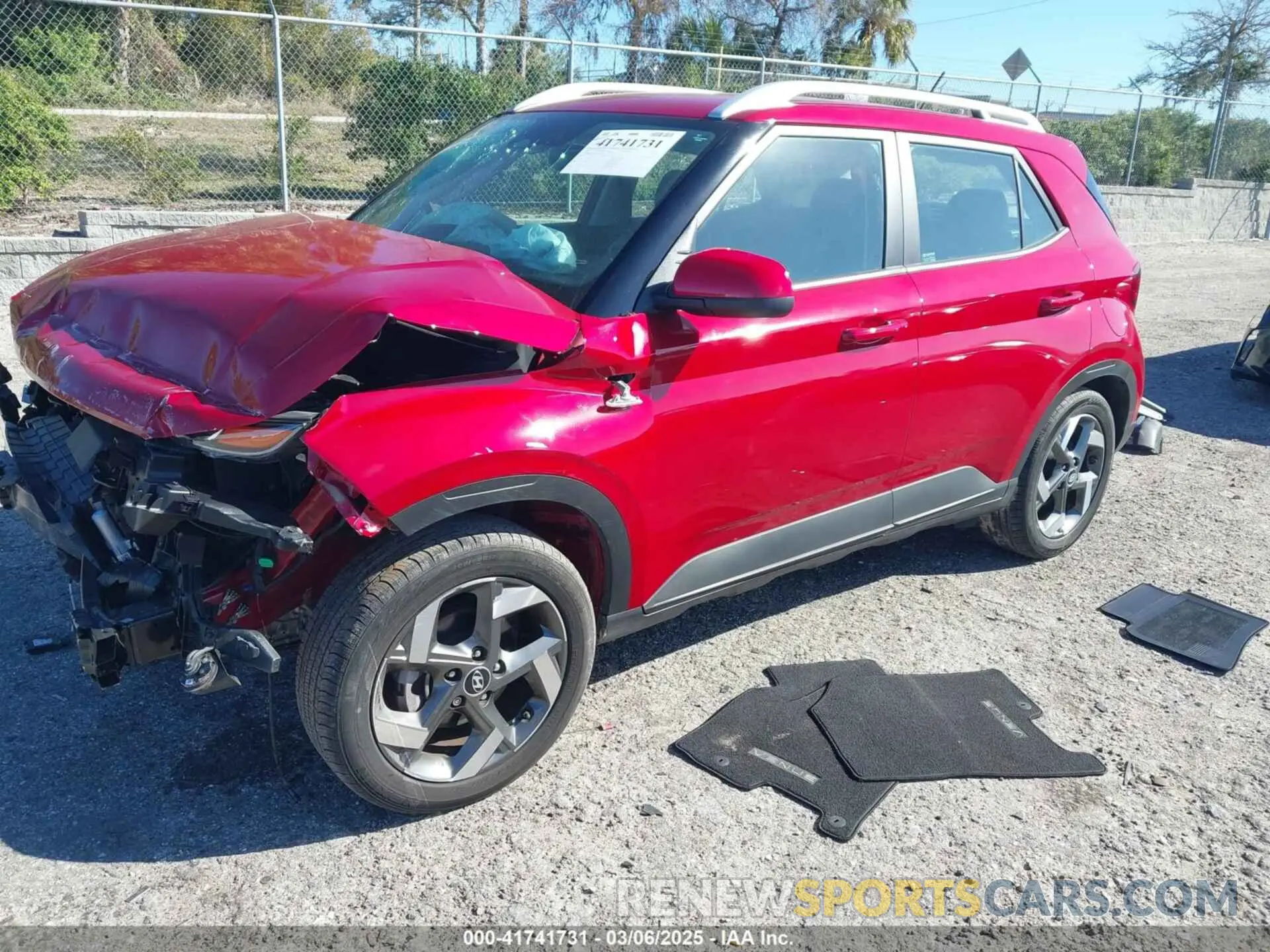 2 Photograph of a damaged car KMHRC8A35PU242819 HYUNDAI VENUE 2023