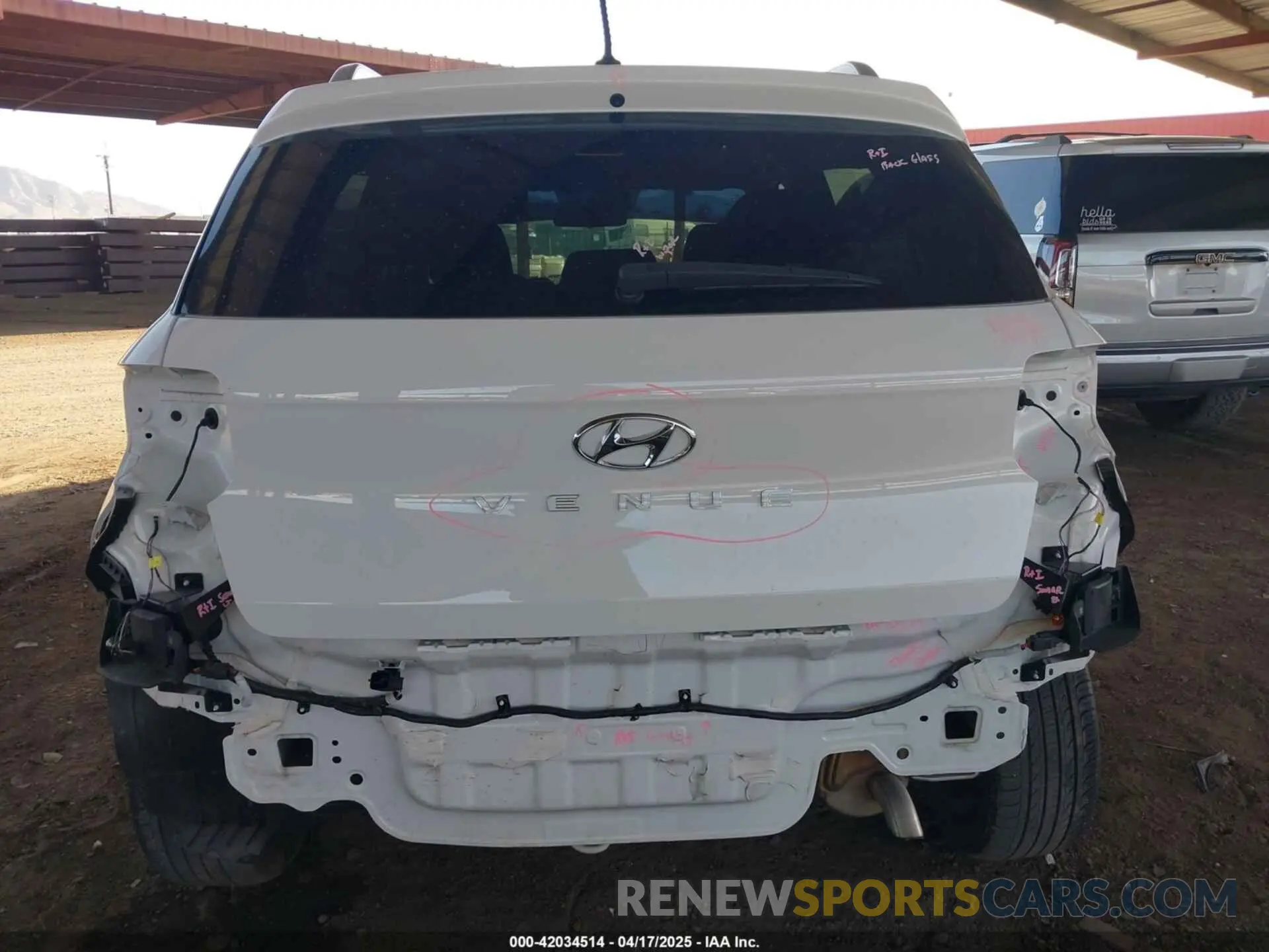 17 Photograph of a damaged car KMHRC8A35PU248846 HYUNDAI VENUE 2023