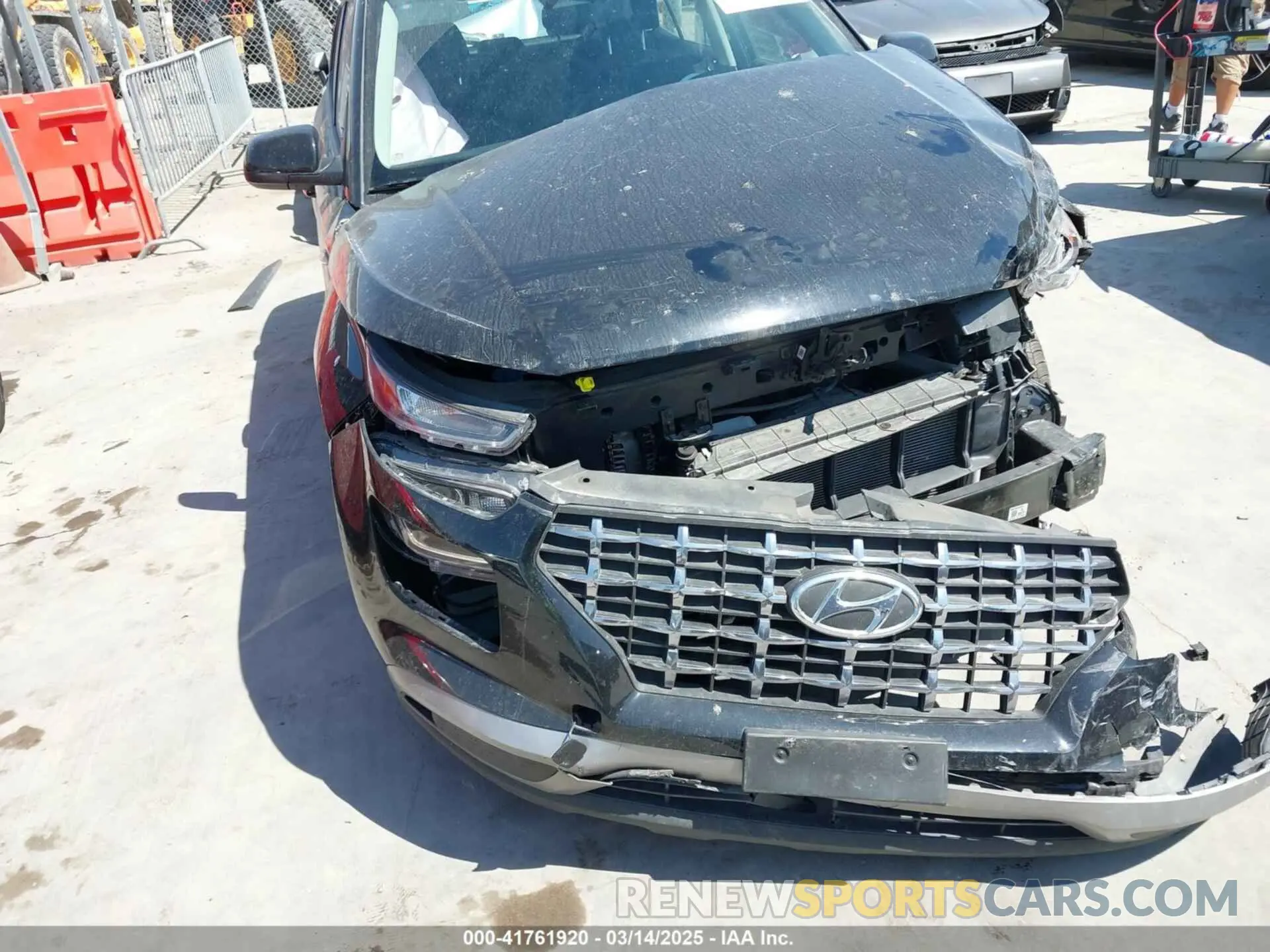 6 Photograph of a damaged car KMHRC8A37PU210079 HYUNDAI VENUE 2023