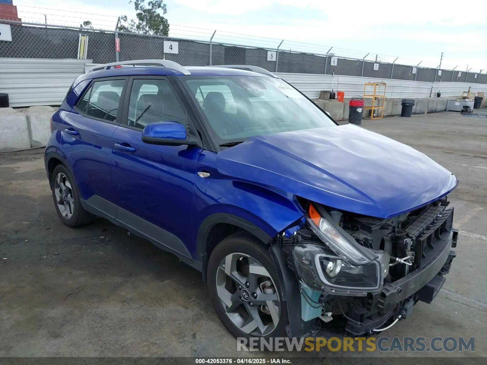 1 Photograph of a damaged car KMHRC8A37PU236438 HYUNDAI VENUE 2023