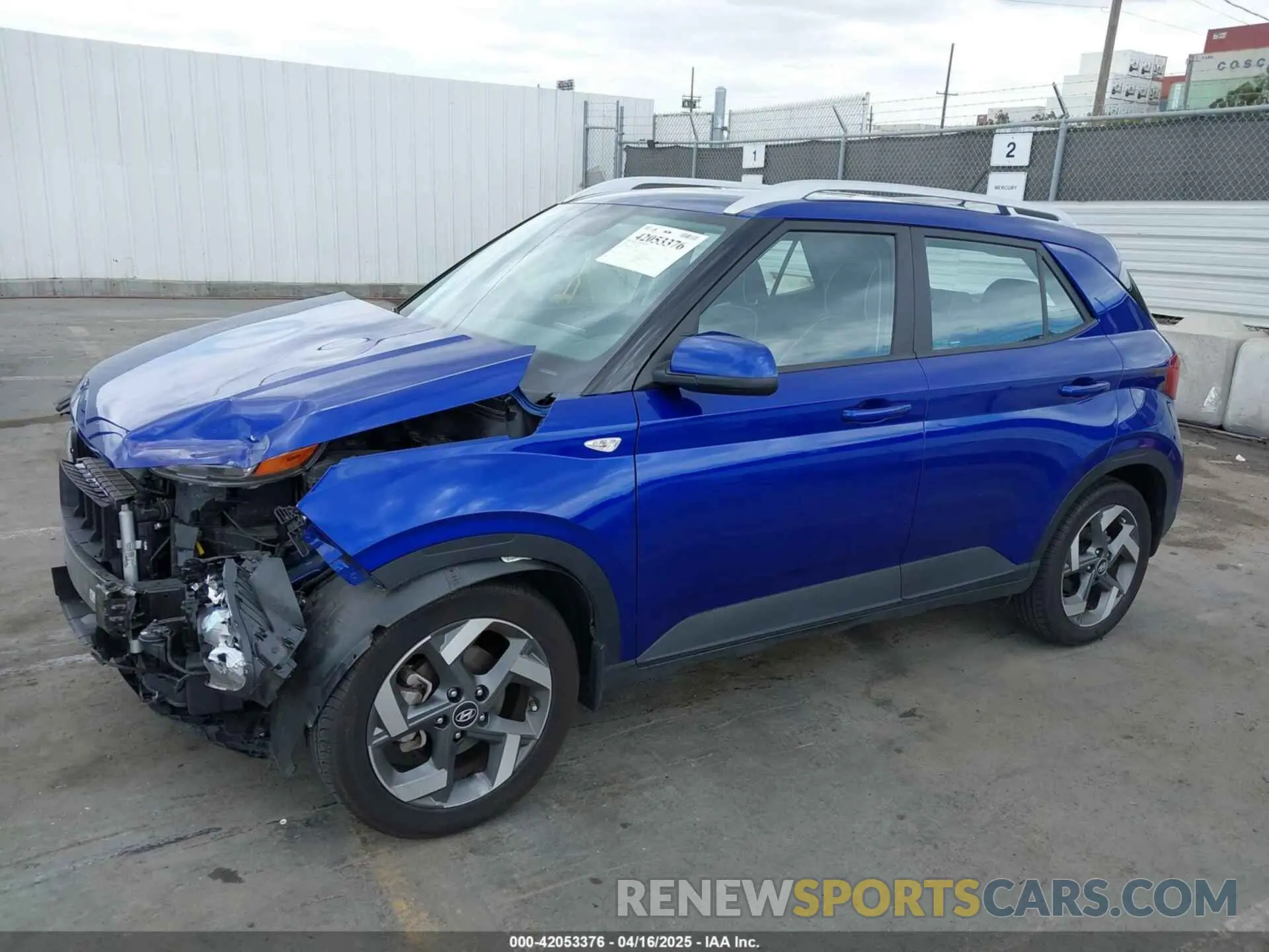2 Photograph of a damaged car KMHRC8A37PU236438 HYUNDAI VENUE 2023