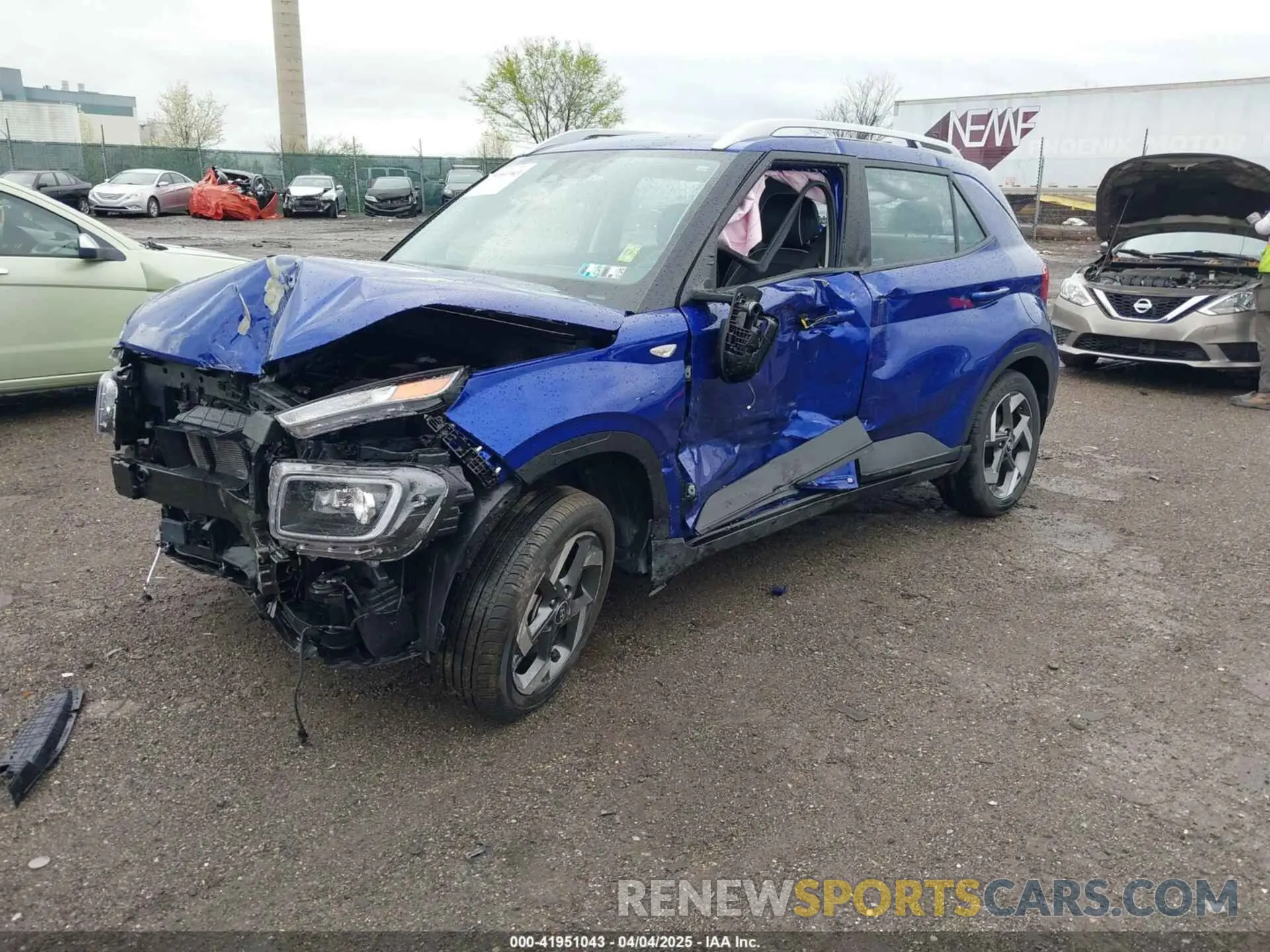 2 Photograph of a damaged car KMHRC8A37PU262652 HYUNDAI VENUE 2023