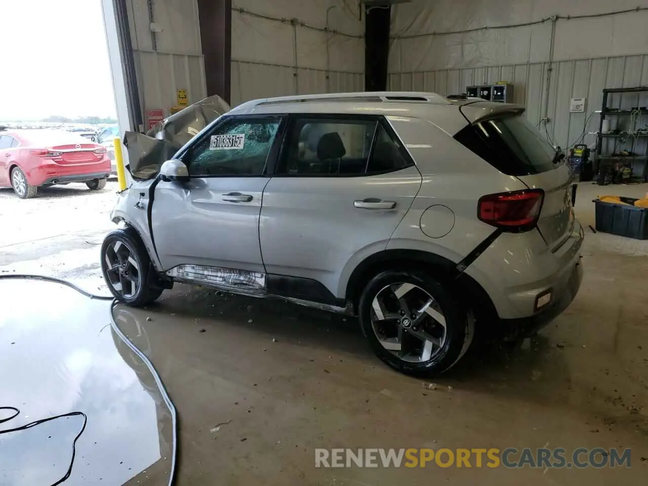2 Photograph of a damaged car KMHRC8A38PU258982 HYUNDAI VENUE 2023