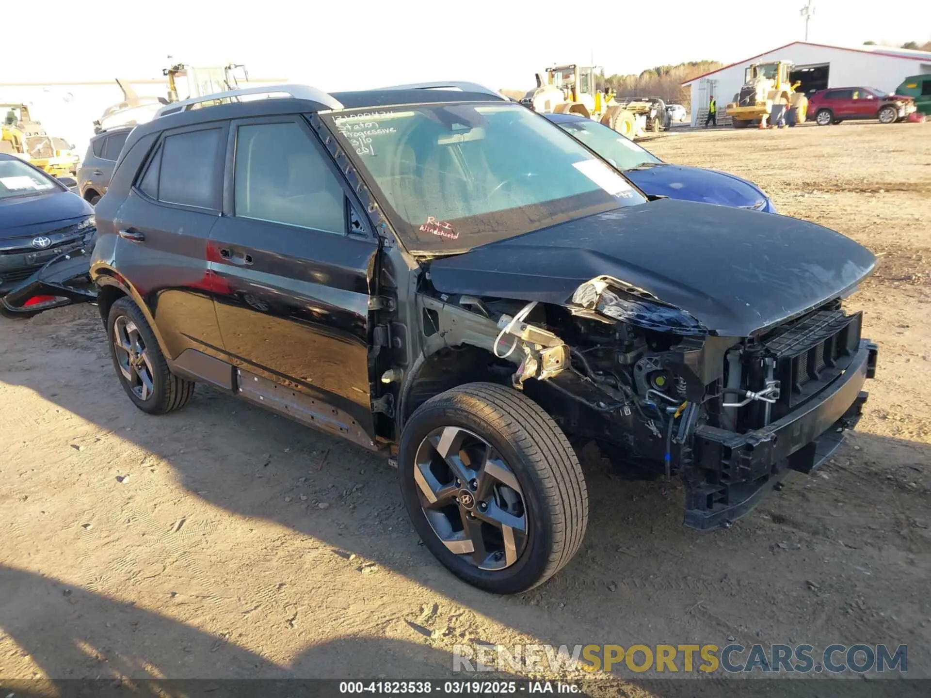 1 Photograph of a damaged car KMHRC8A38PU265821 HYUNDAI VENUE 2023