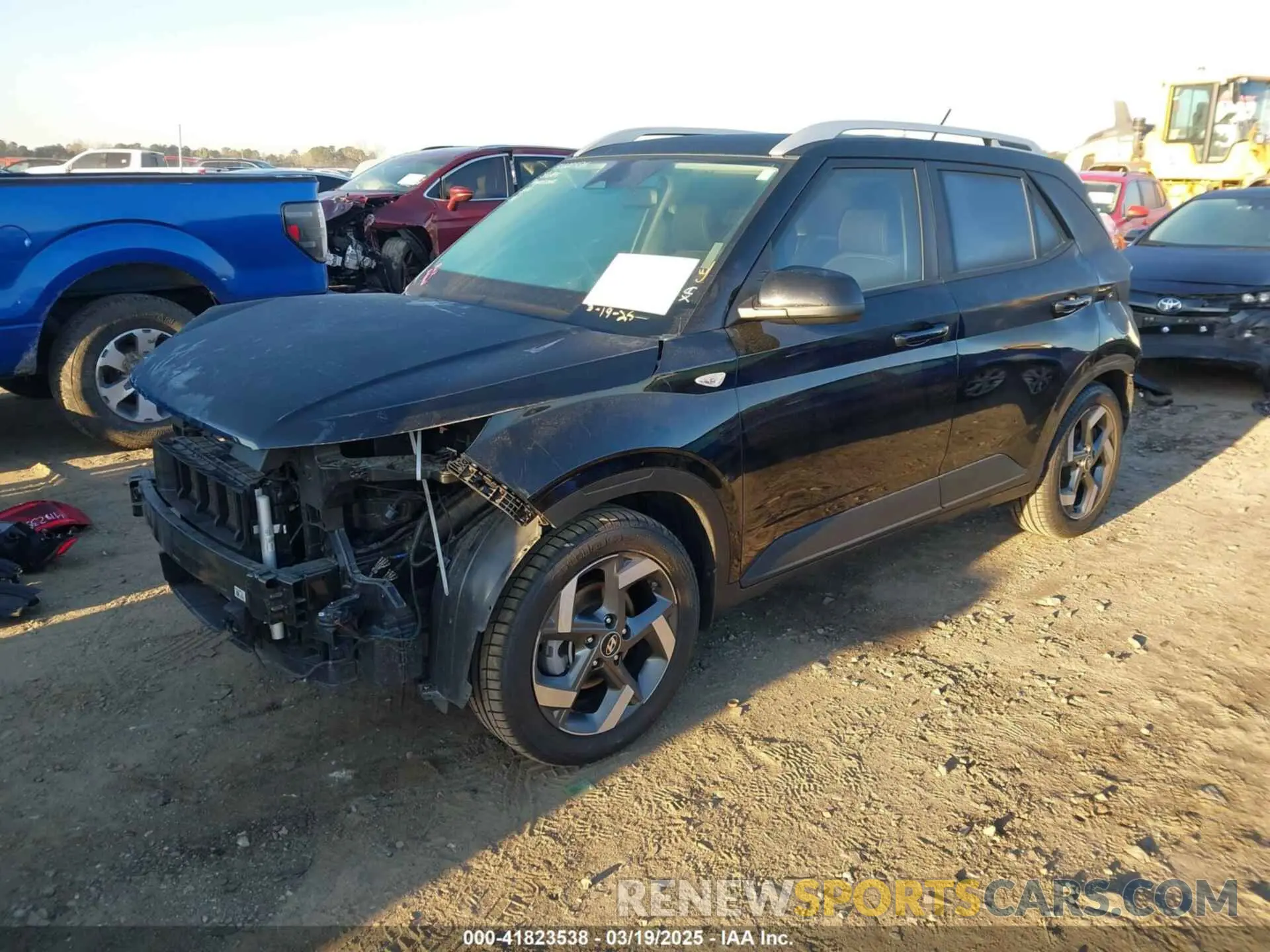 2 Photograph of a damaged car KMHRC8A38PU265821 HYUNDAI VENUE 2023