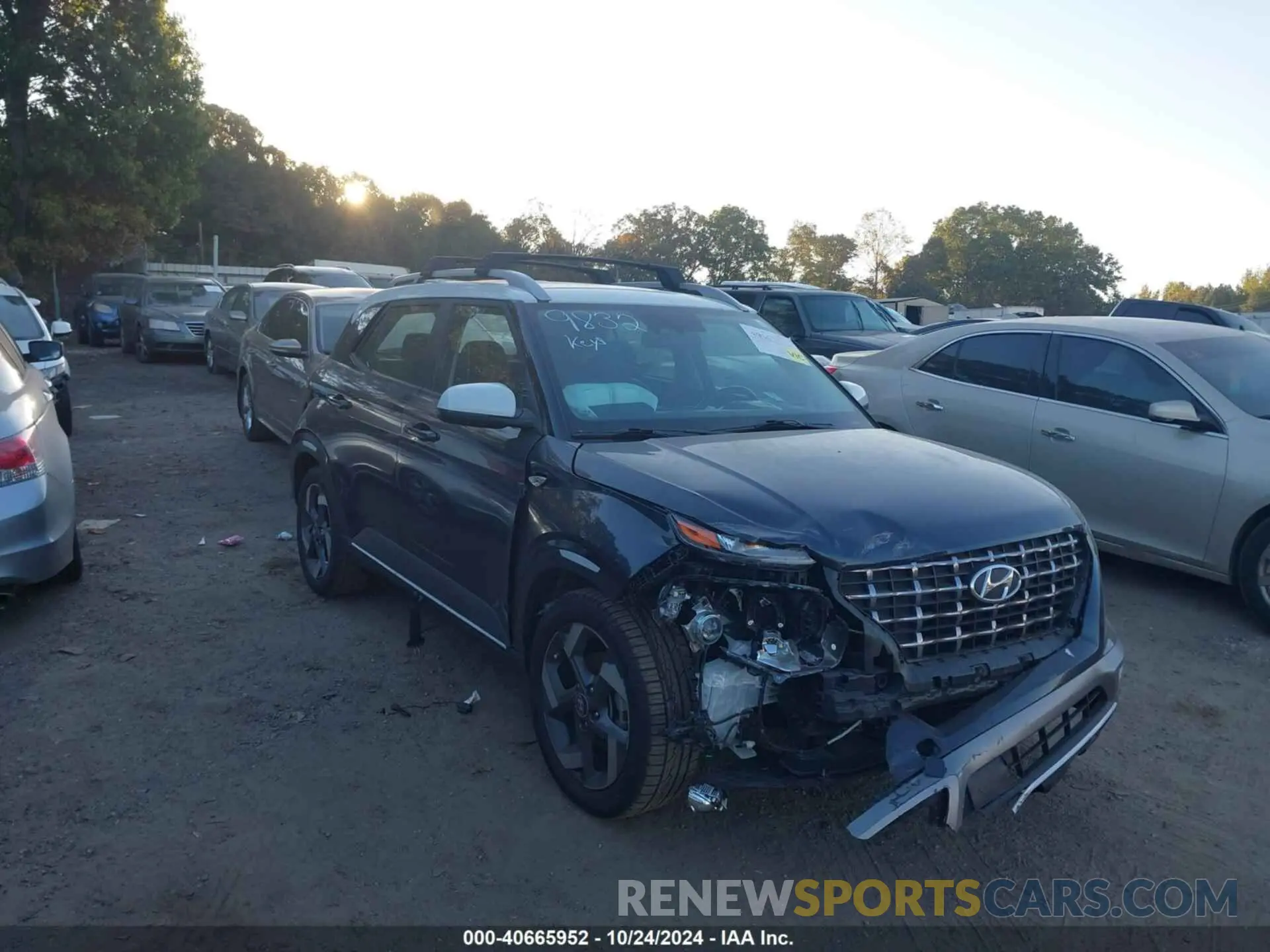 1 Photograph of a damaged car KMHRC8A39PU229832 HYUNDAI VENUE 2023