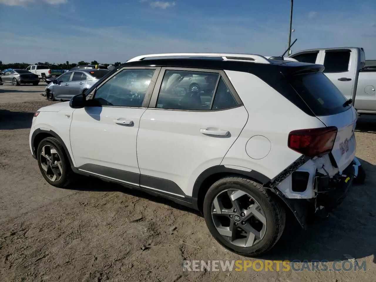 2 Photograph of a damaged car KMHRC8A39PU233279 HYUNDAI VENUE 2023