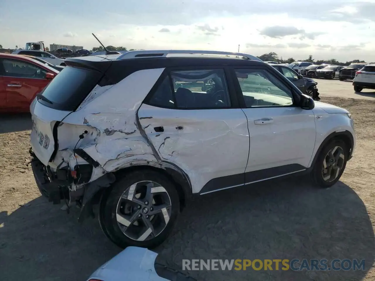 3 Photograph of a damaged car KMHRC8A39PU233279 HYUNDAI VENUE 2023