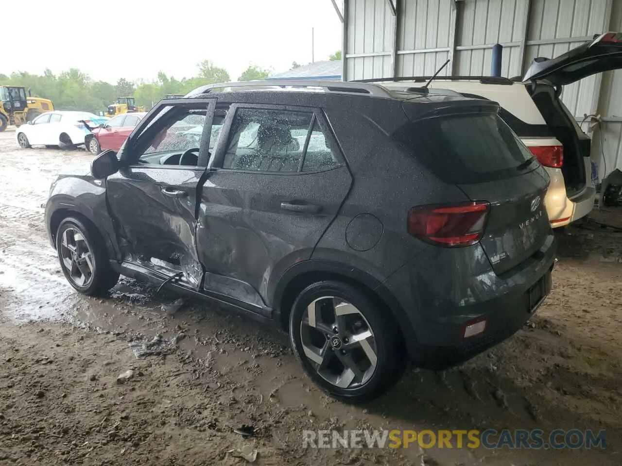 2 Photograph of a damaged car KMHRC8A39PU250194 HYUNDAI VENUE 2023