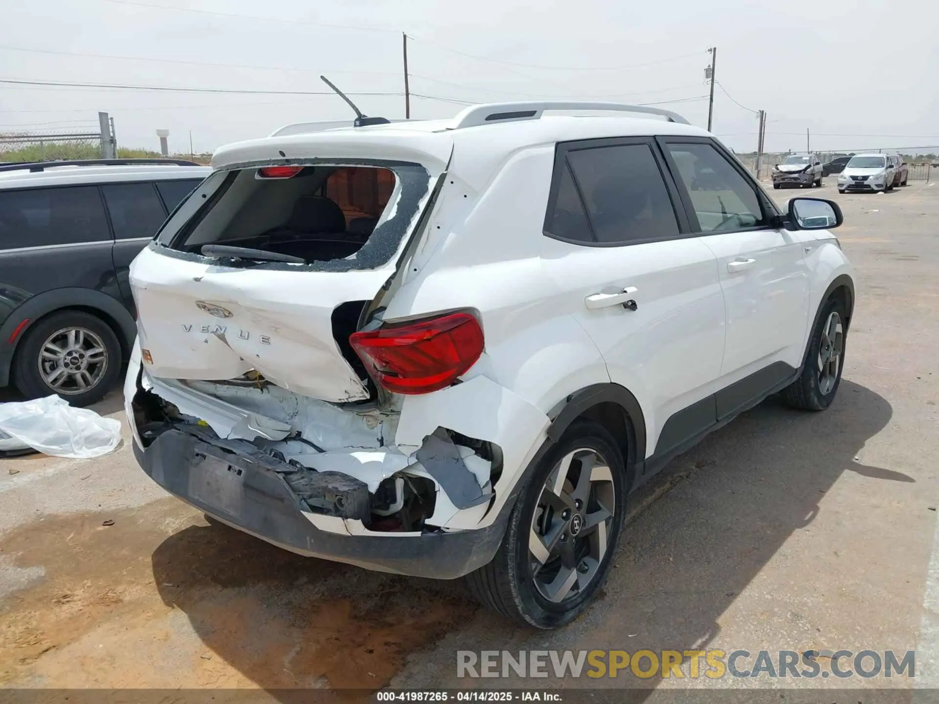 4 Photograph of a damaged car KMHRC8A39PU258585 HYUNDAI VENUE 2023