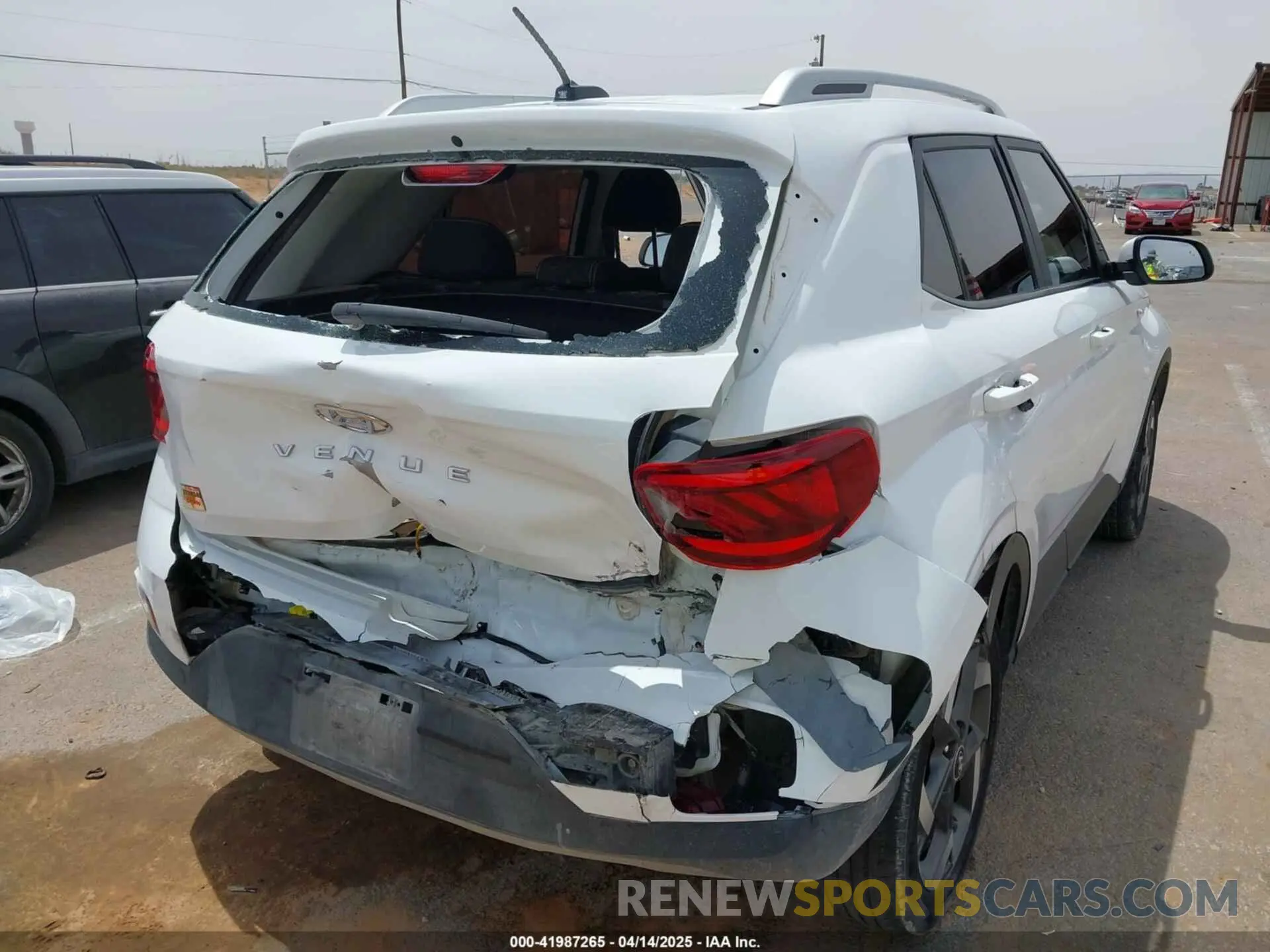 6 Photograph of a damaged car KMHRC8A39PU258585 HYUNDAI VENUE 2023