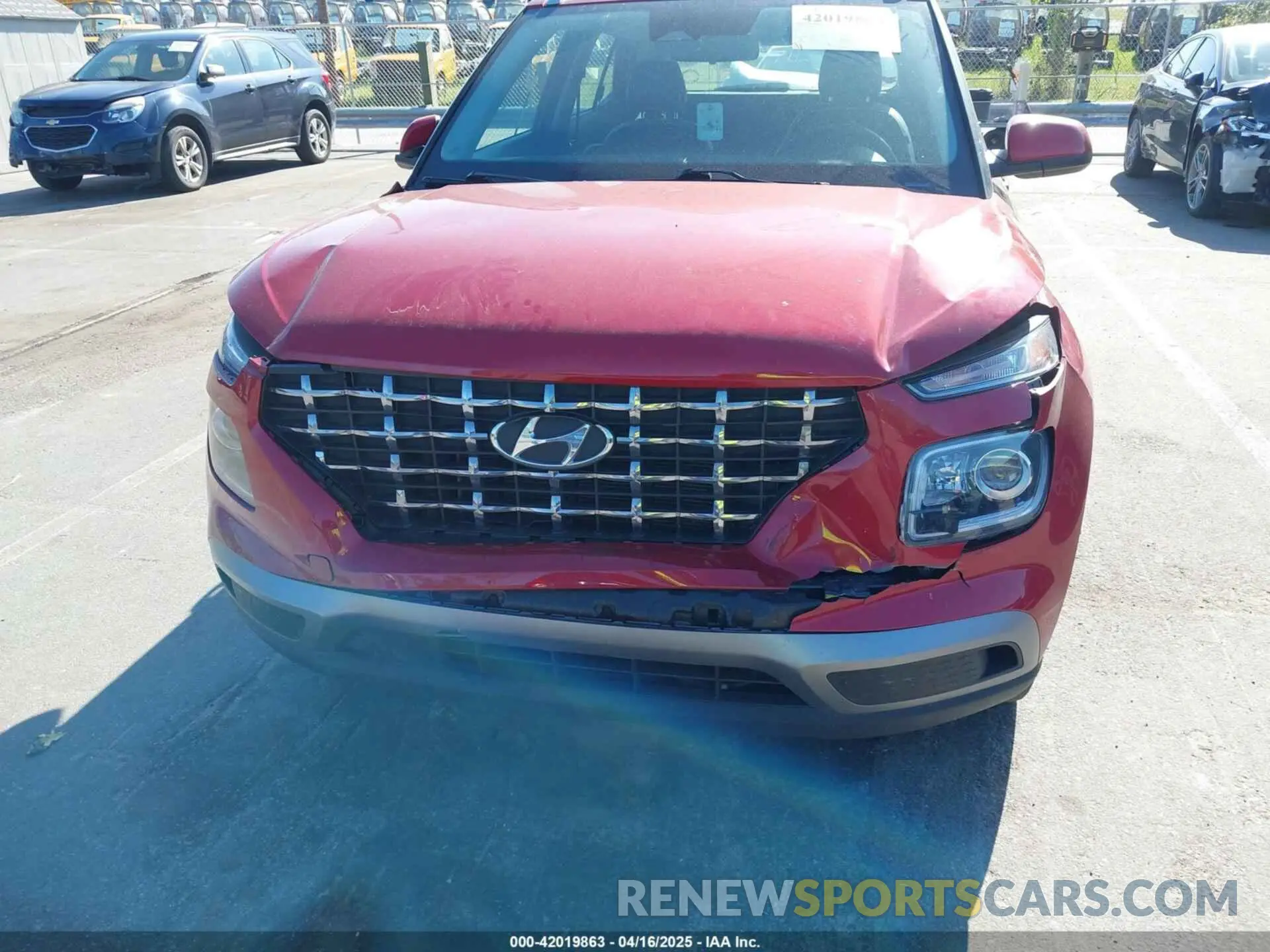 6 Photograph of a damaged car KMHRC8A3XPU210433 HYUNDAI VENUE 2023