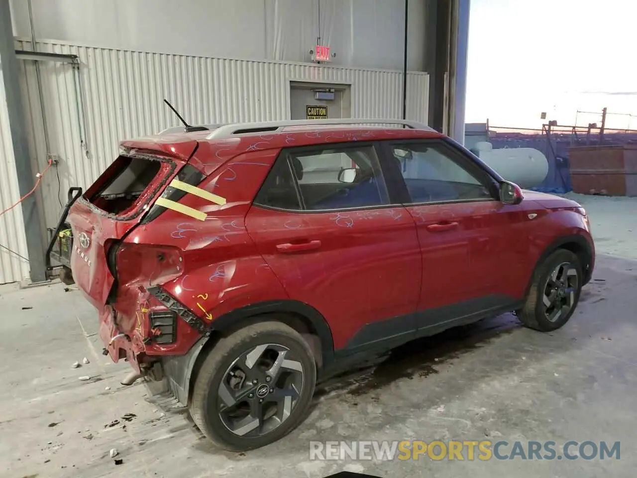 3 Photograph of a damaged car KMHRC8A3XPU218502 HYUNDAI VENUE 2023