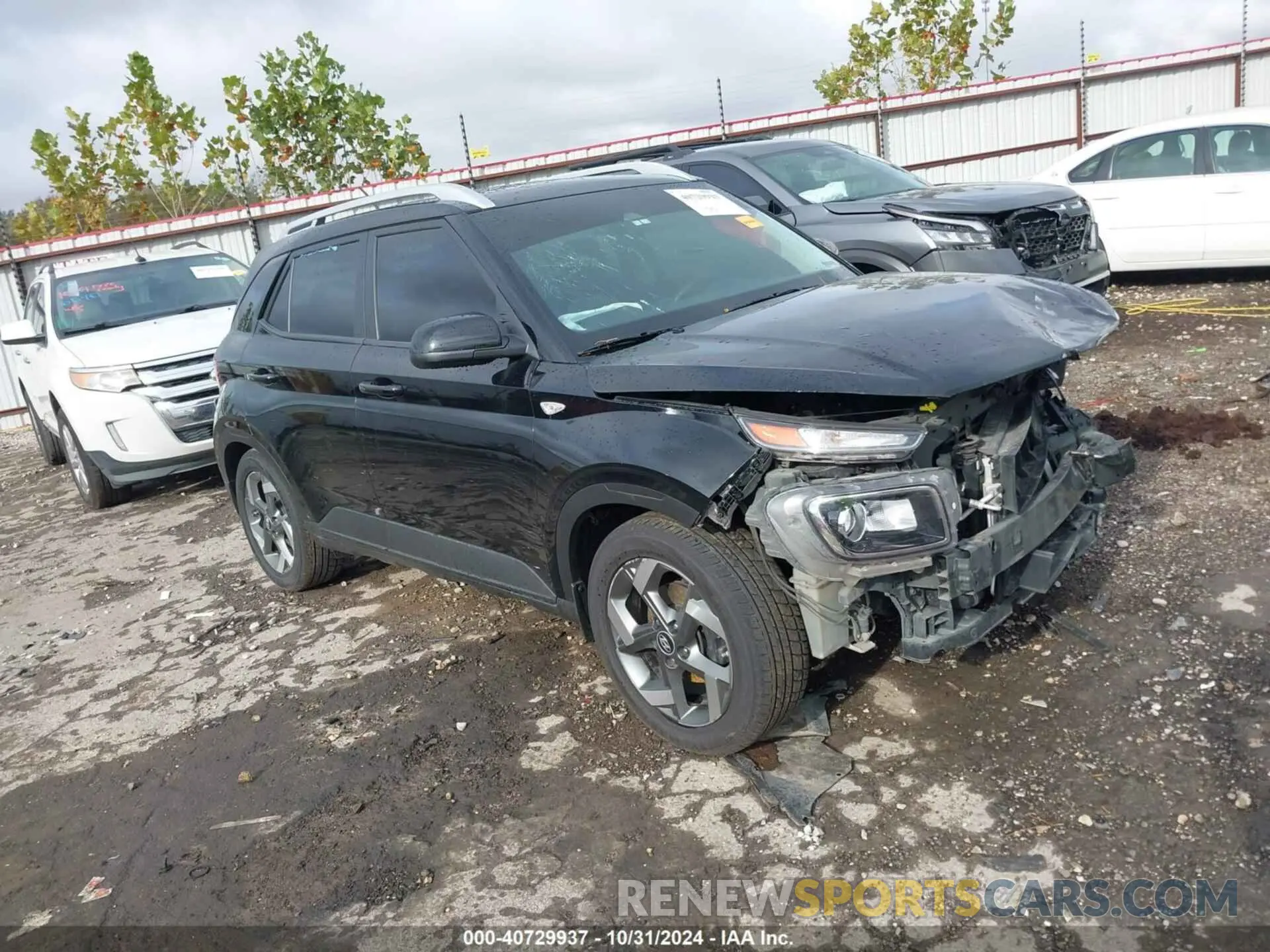 1 Photograph of a damaged car KMHRC8A3XPU221237 HYUNDAI VENUE 2023