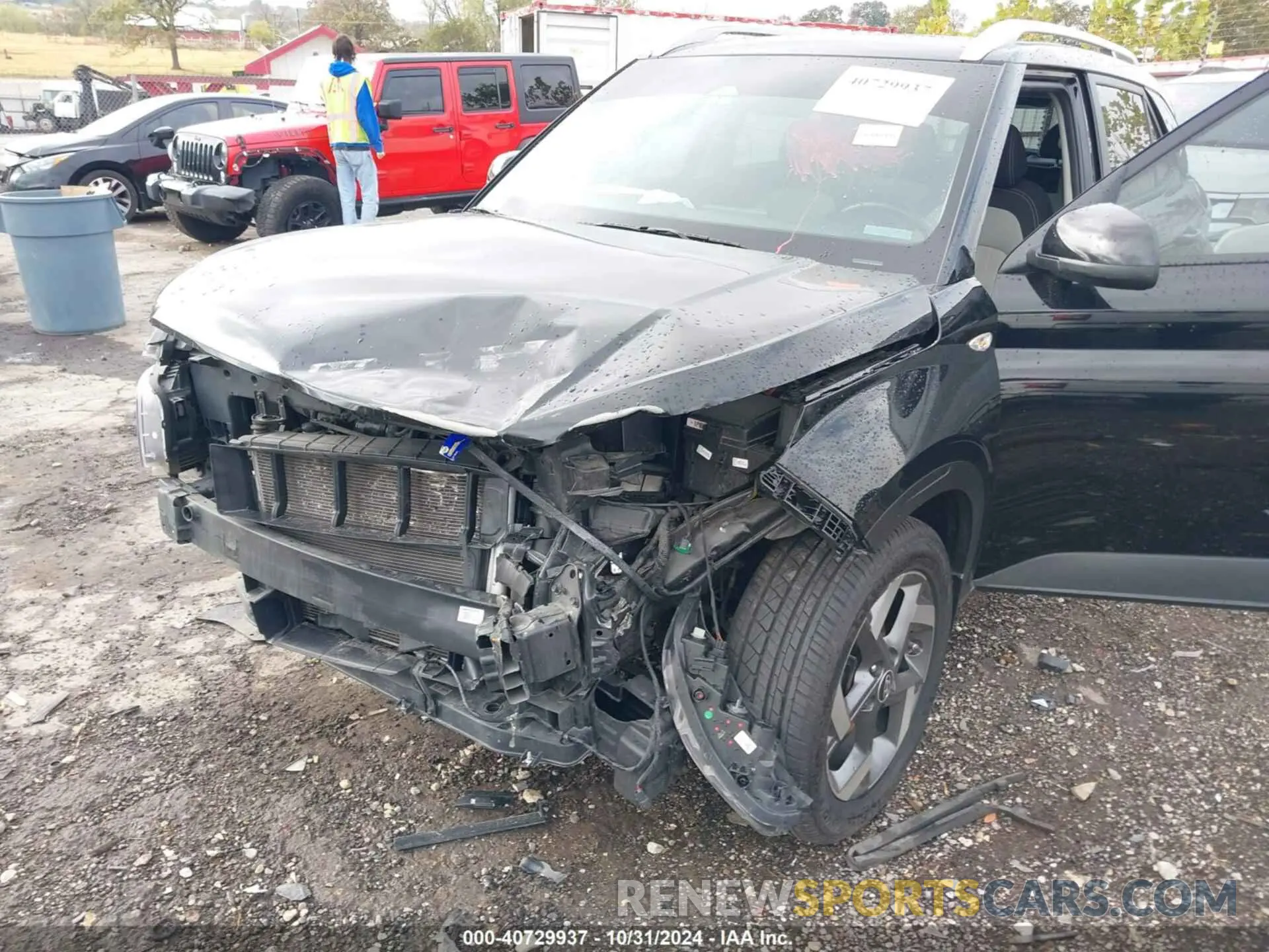 6 Photograph of a damaged car KMHRC8A3XPU221237 HYUNDAI VENUE 2023