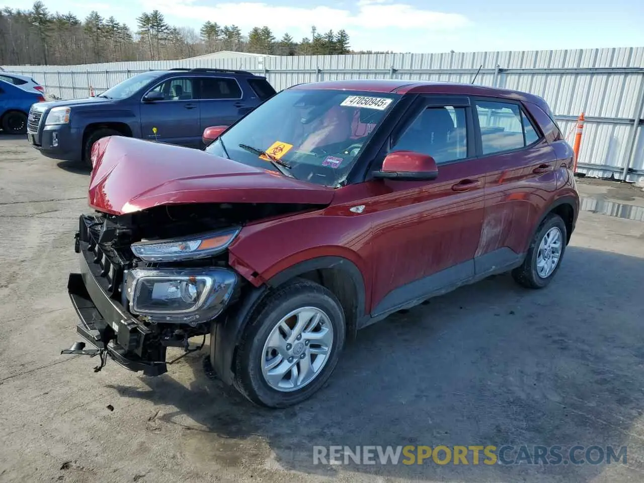 1 Photograph of a damaged car KMHRB8A30RU324933 HYUNDAI VENUE 2024