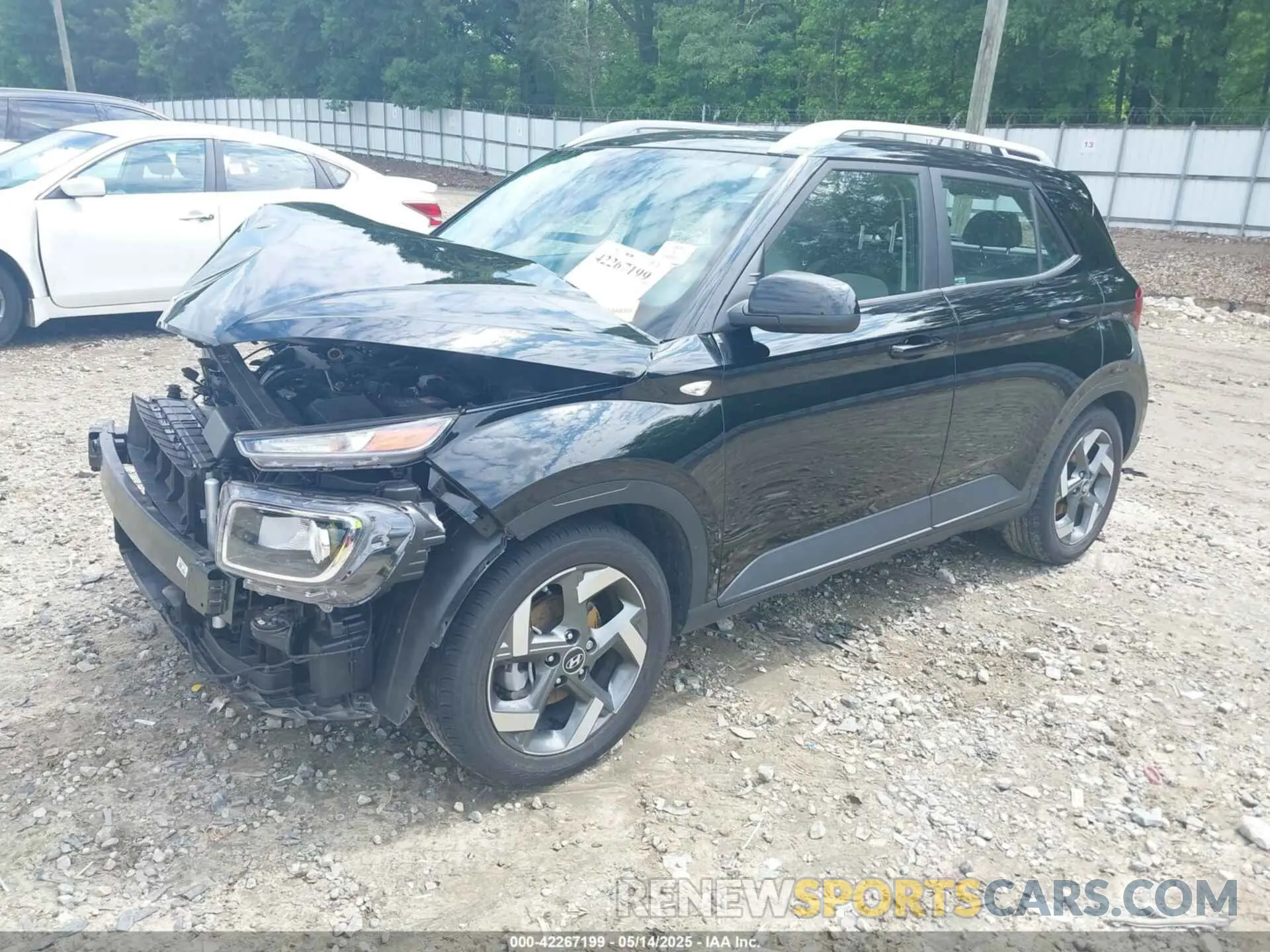 2 Photograph of a damaged car KMHRC8A30RU296273 HYUNDAI VENUE 2024