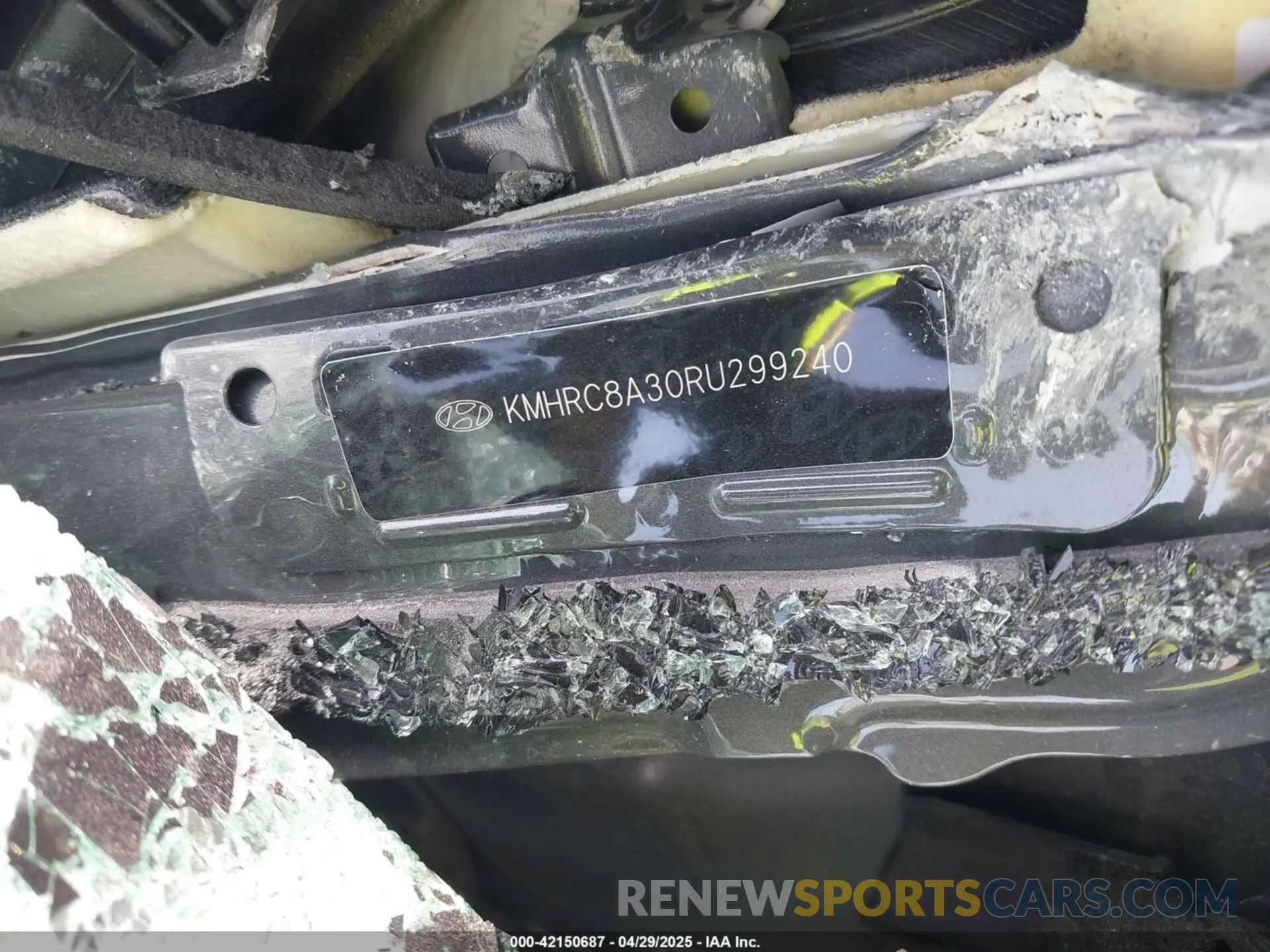 9 Photograph of a damaged car KMHRC8A30RU299240 HYUNDAI VENUE 2024