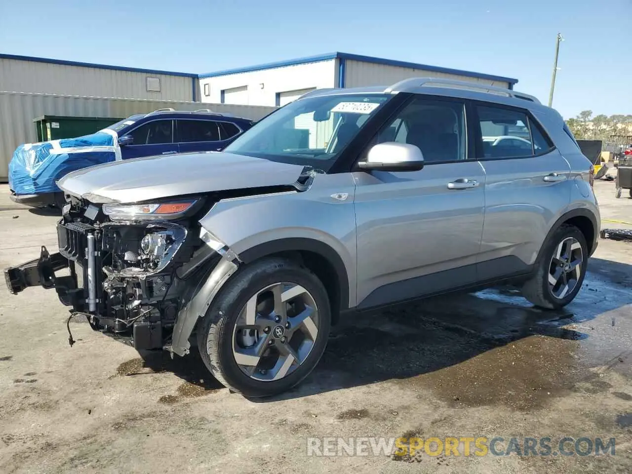 1 Photograph of a damaged car KMHRC8A30RU306560 HYUNDAI VENUE 2024