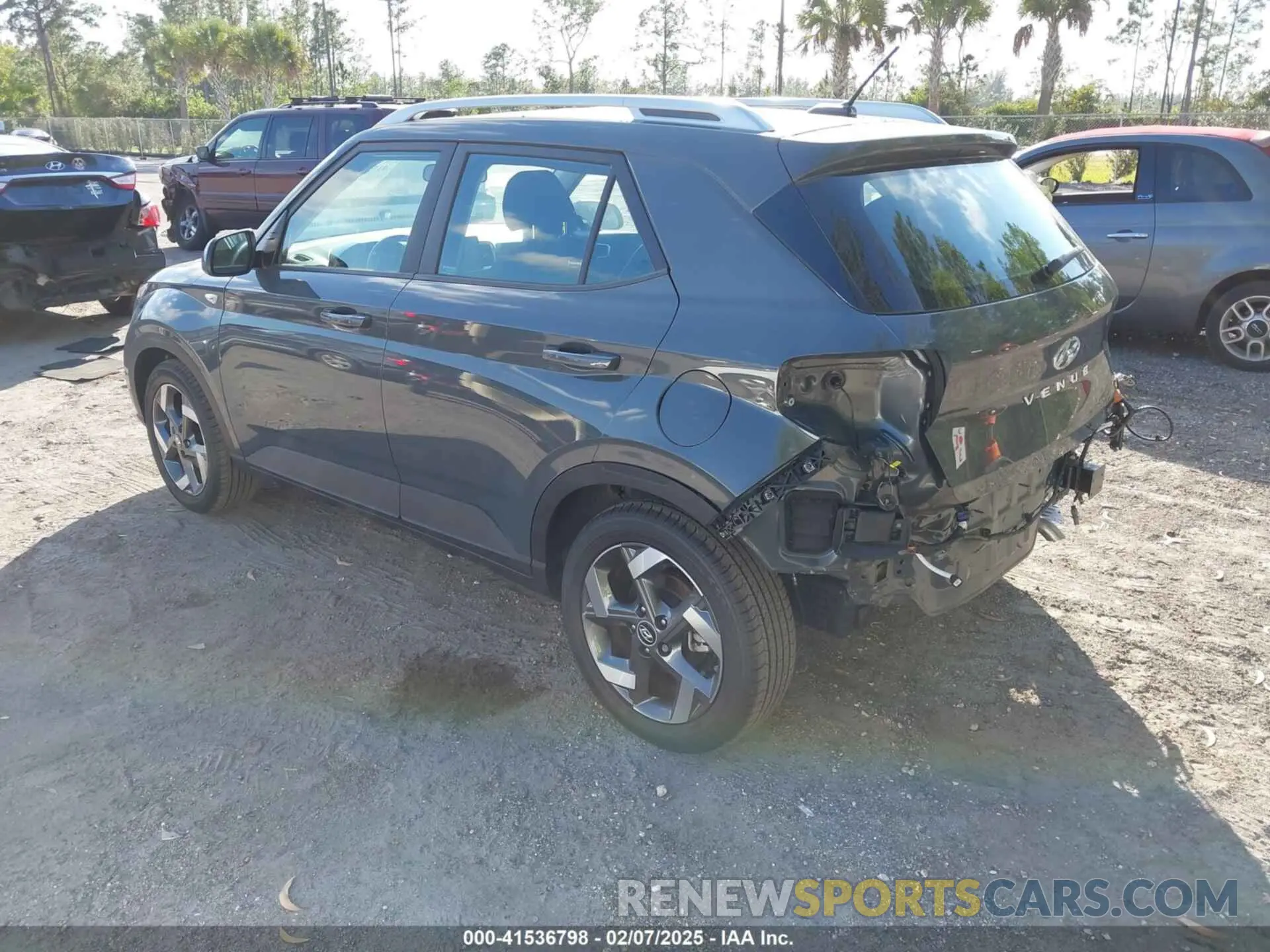 3 Photograph of a damaged car KMHRC8A31RU306499 HYUNDAI VENUE 2024