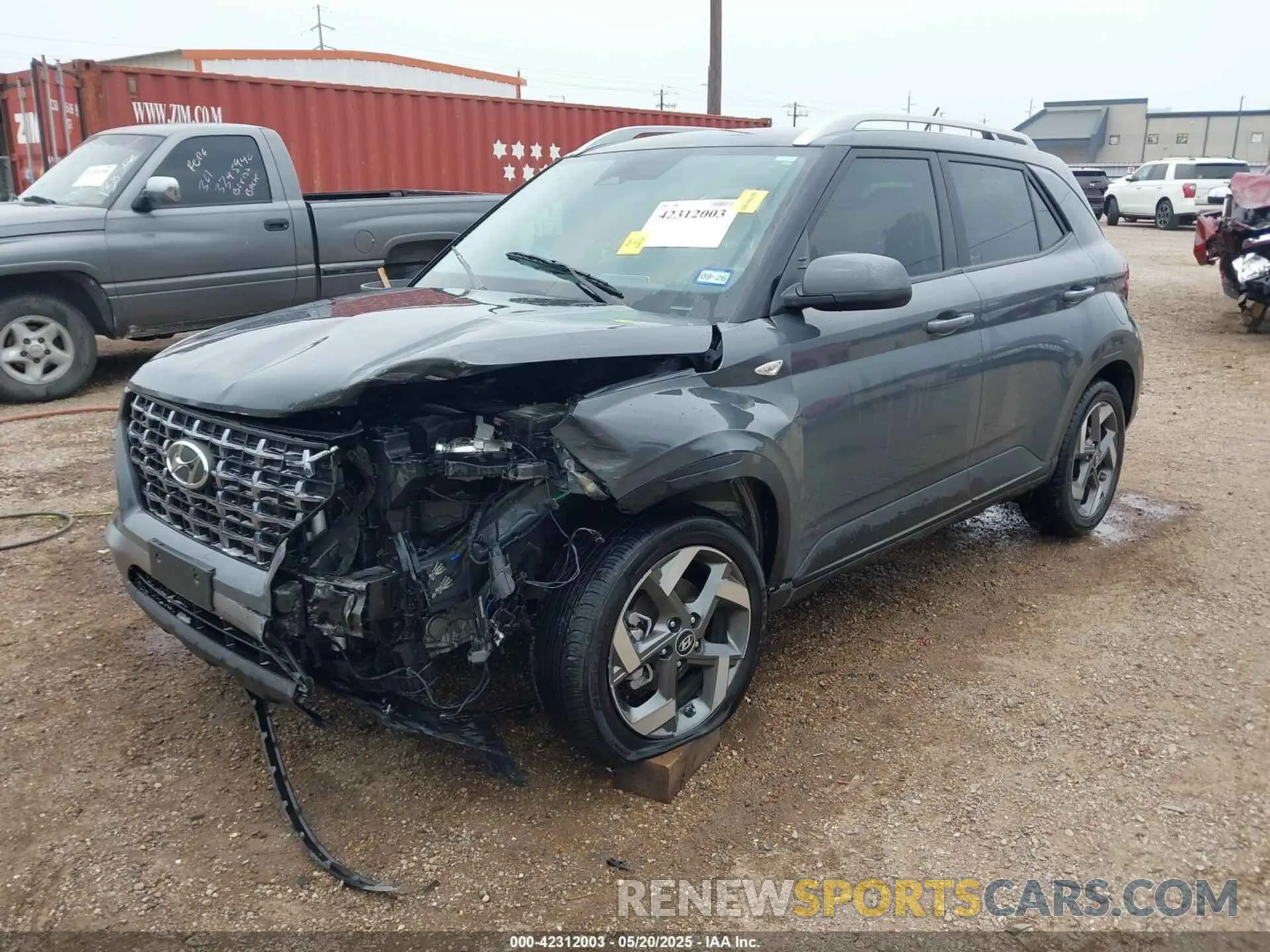 2 Photograph of a damaged car KMHRC8A32RU338023 HYUNDAI VENUE 2024