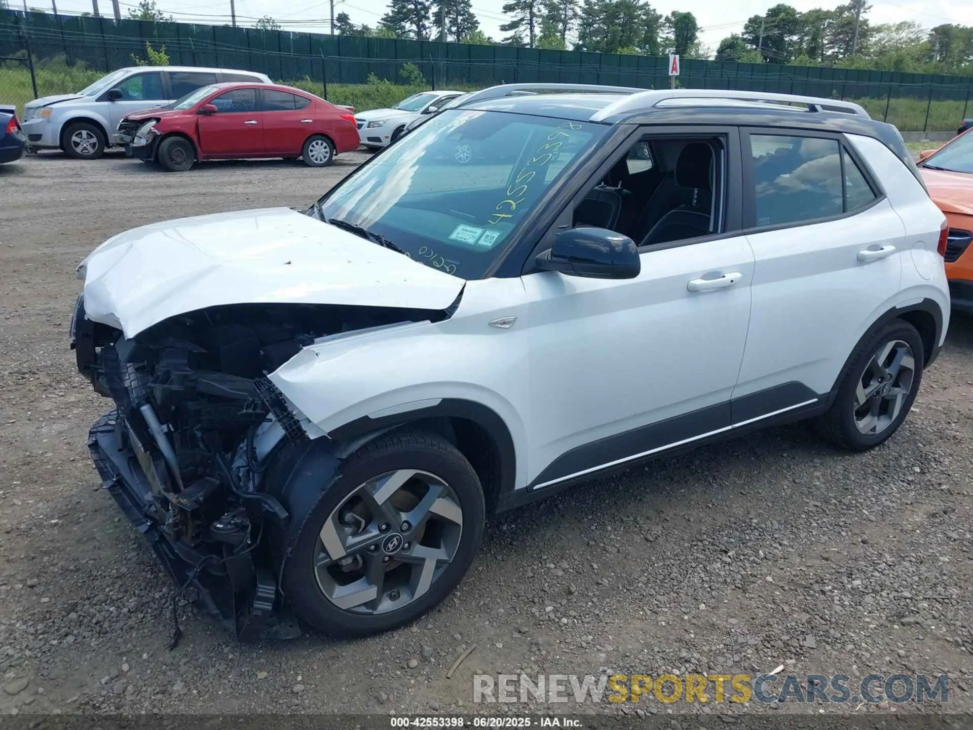 2 Photograph of a damaged car KMHRC8A33RU297093 HYUNDAI VENUE 2024