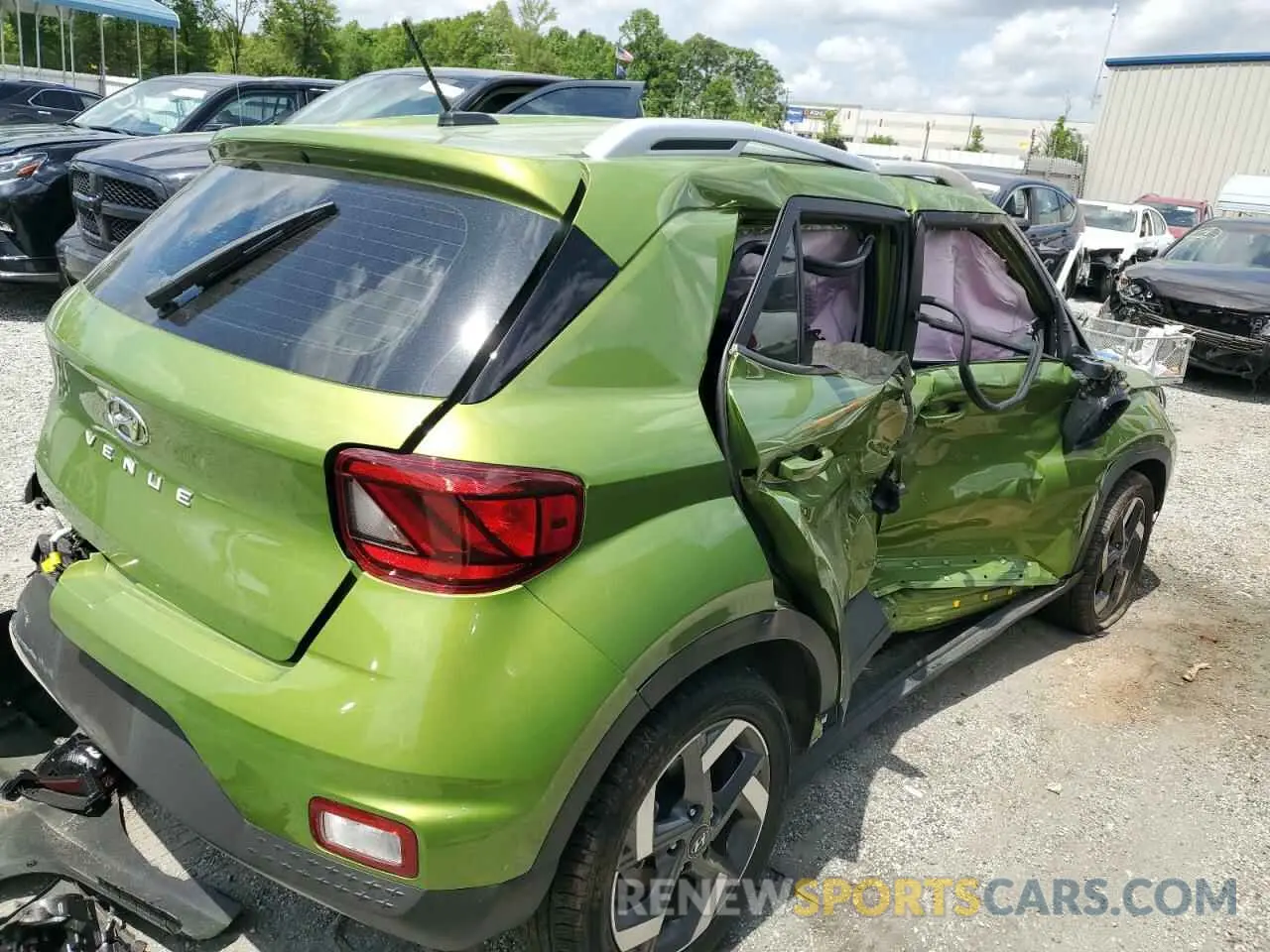 3 Photograph of a damaged car KMHRC8A33RU314930 HYUNDAI VENUE 2024