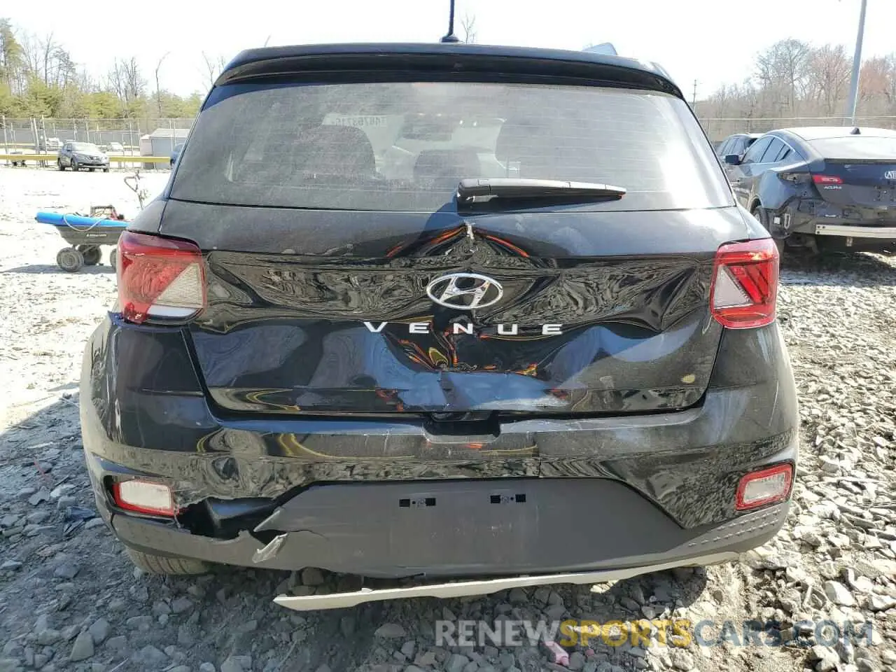 6 Photograph of a damaged car KMHRC8A35RU317408 HYUNDAI VENUE 2024