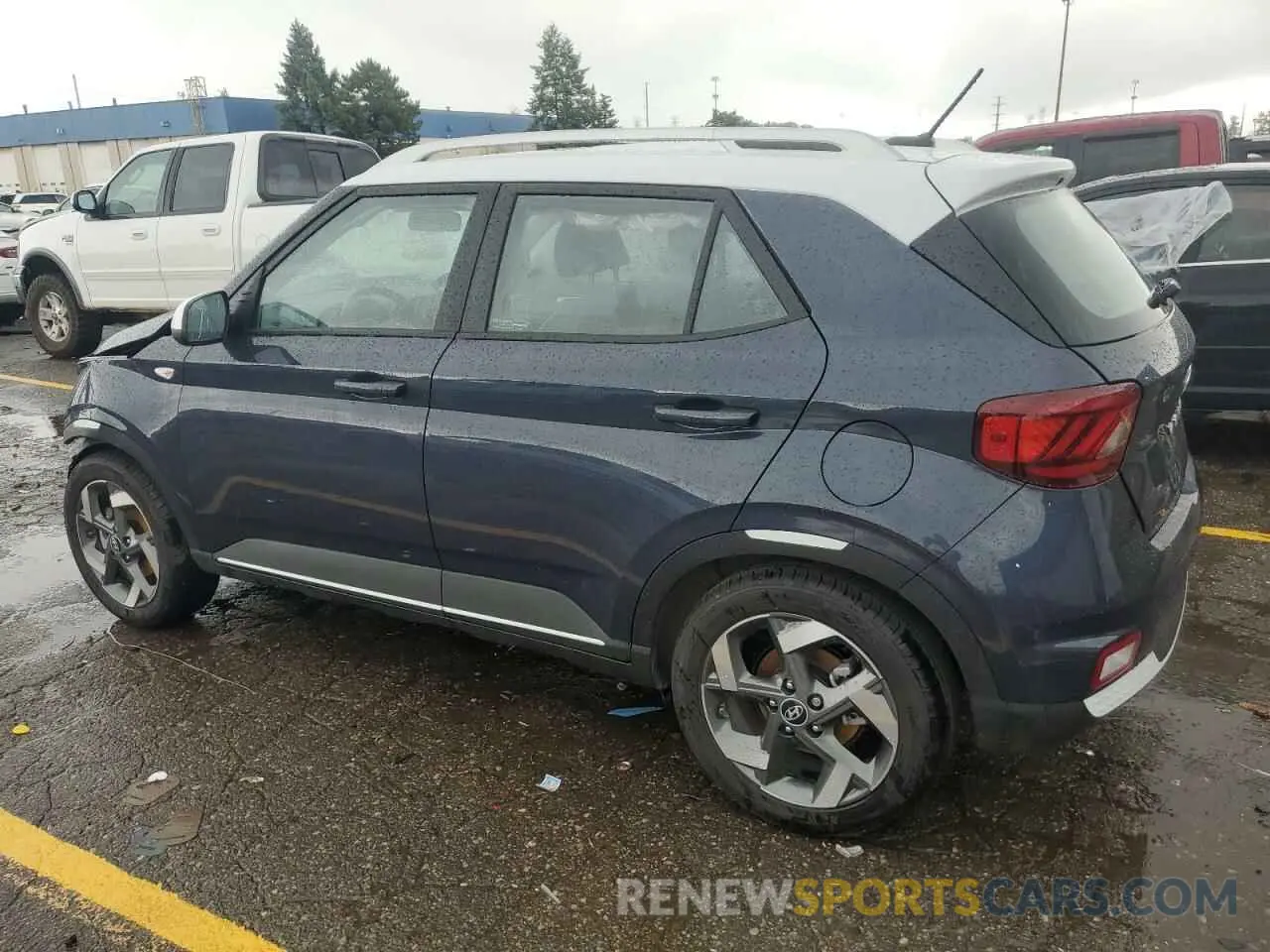 2 Photograph of a damaged car KMHRC8A36RU297850 HYUNDAI VENUE 2024