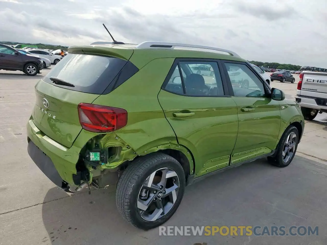 3 Photograph of a damaged car KMHRC8A36RU309592 HYUNDAI VENUE 2024