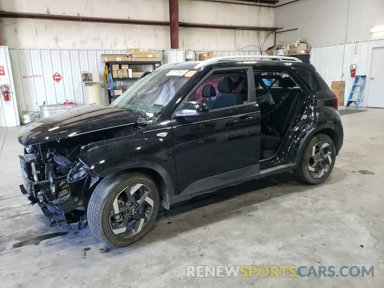 1 Photograph of a damaged car KMHRC8A37RU337692 HYUNDAI VENUE 2024