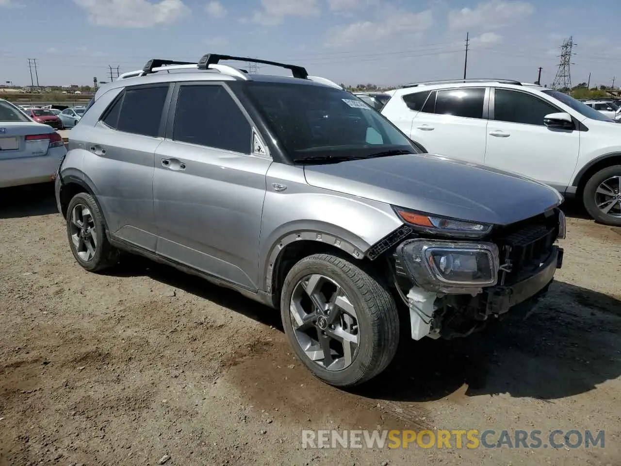 4 Photograph of a damaged car KMHRC8A38RU323364 HYUNDAI VENUE 2024