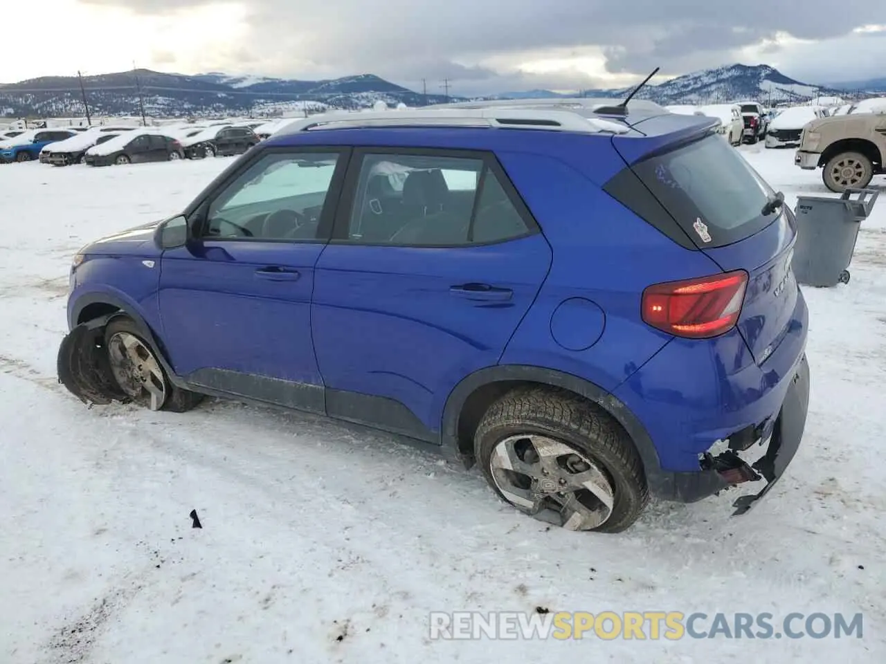 2 Photograph of a damaged car KMHRC8A39RU305083 HYUNDAI VENUE 2024