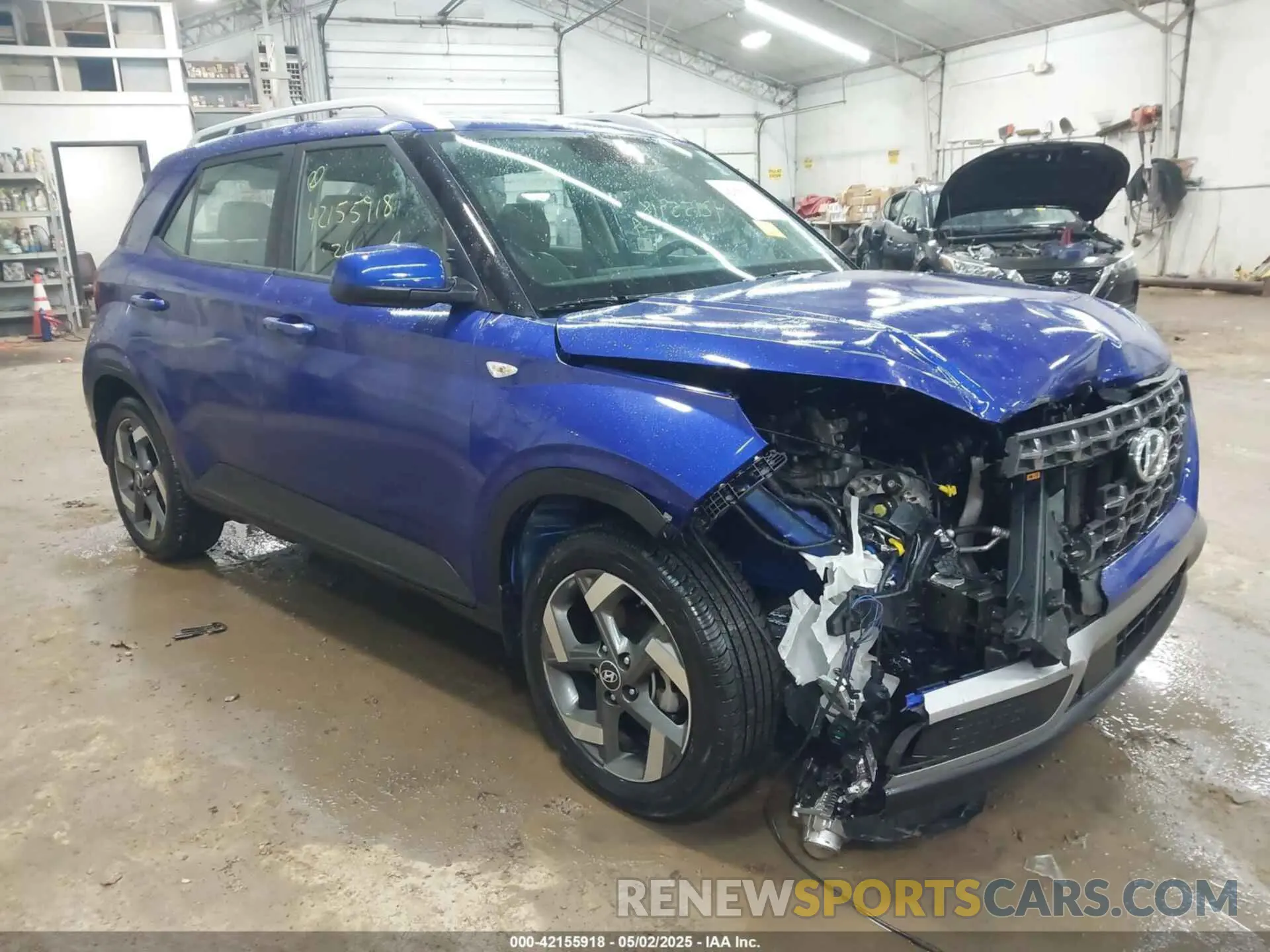 1 Photograph of a damaged car KMHRC8A3XRU299388 HYUNDAI VENUE 2024